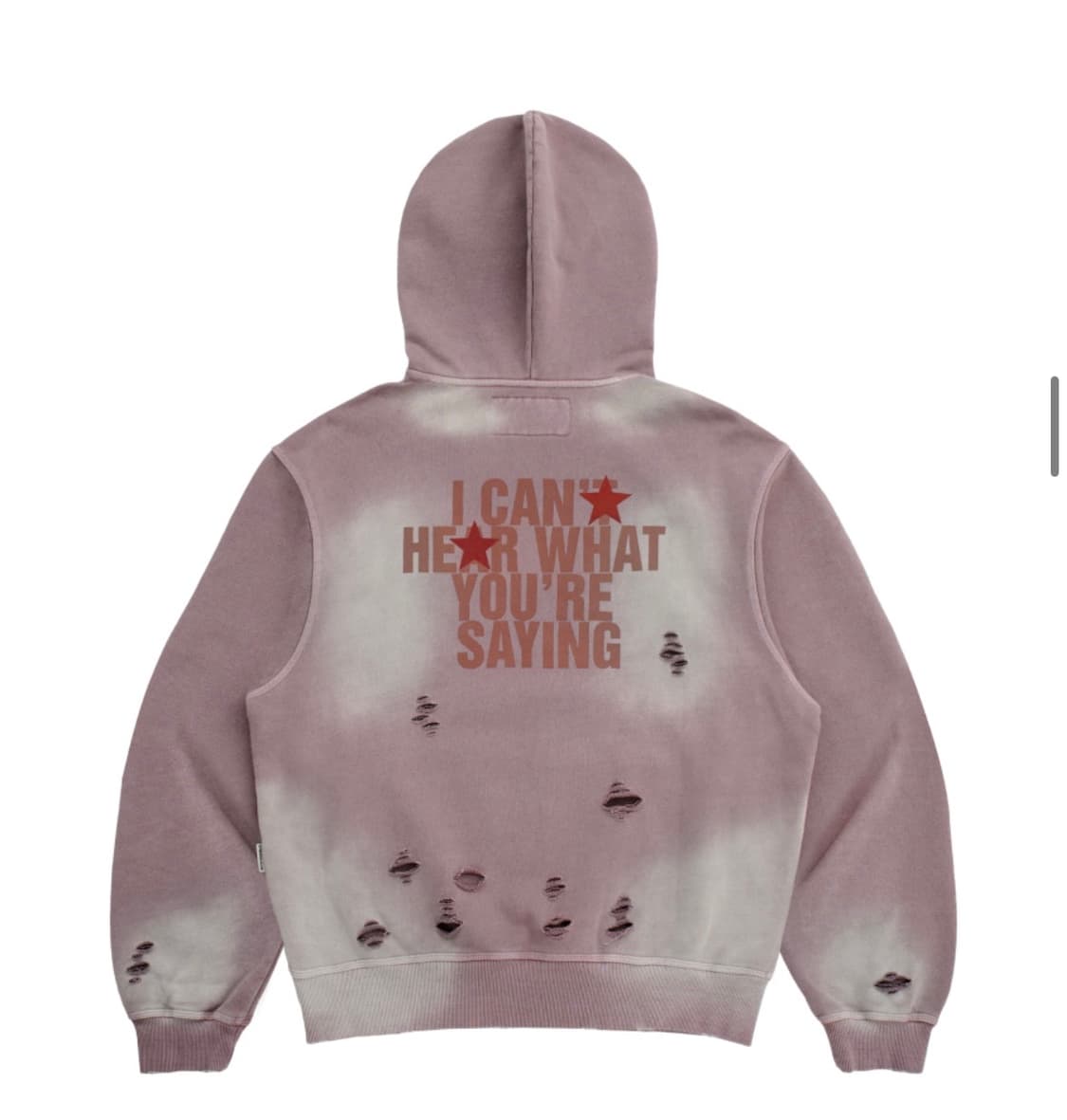 더바이닐하우스 DYING STAR HOODIE PINK 상품이미지2