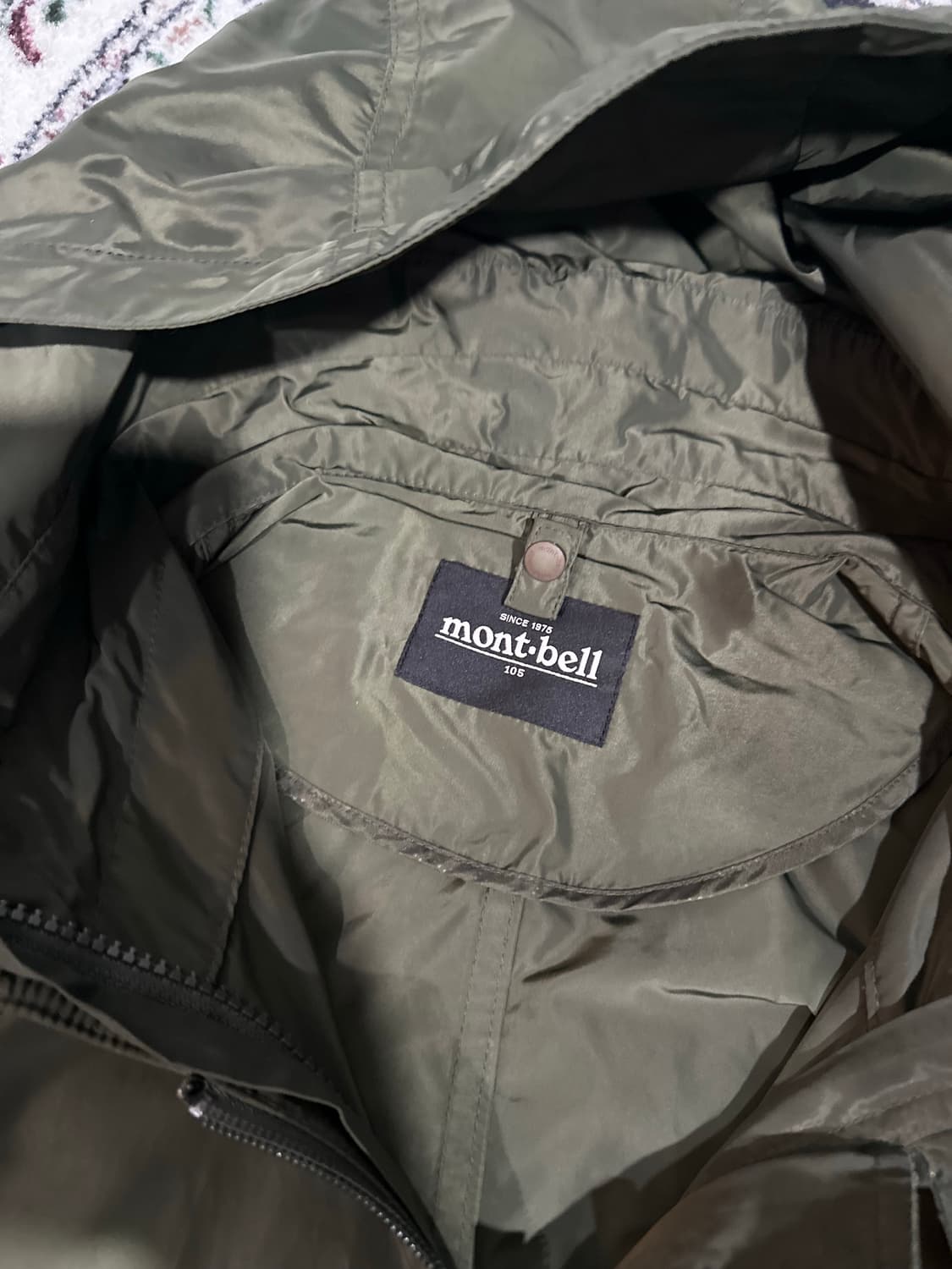 몽벨 바람막이 야상 자켓 카키 상품이미지4