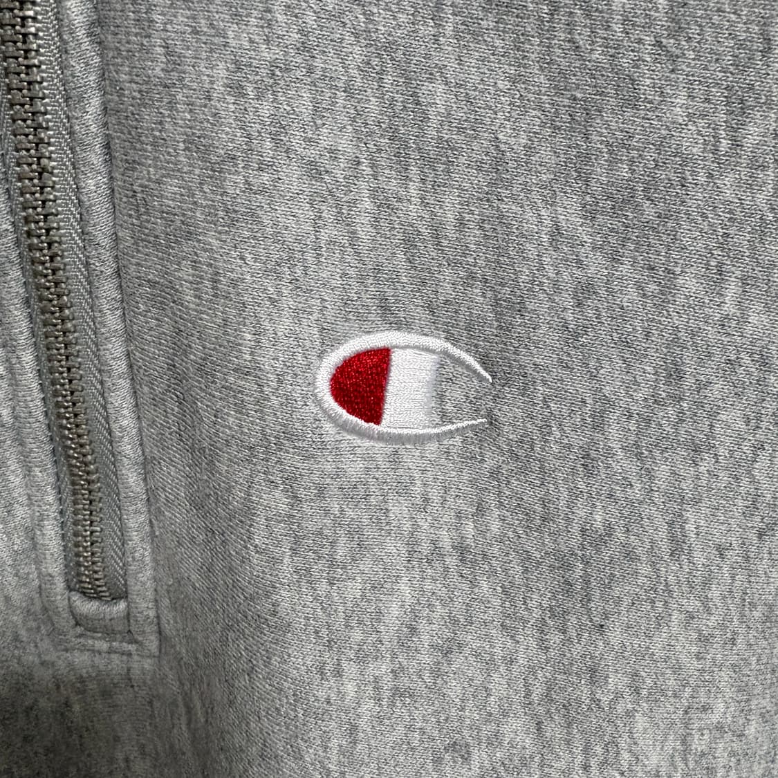 챔피온 리버스위브 하프집업 맨투맨 스웻셔츠 / 그레이, M 상품이미지5