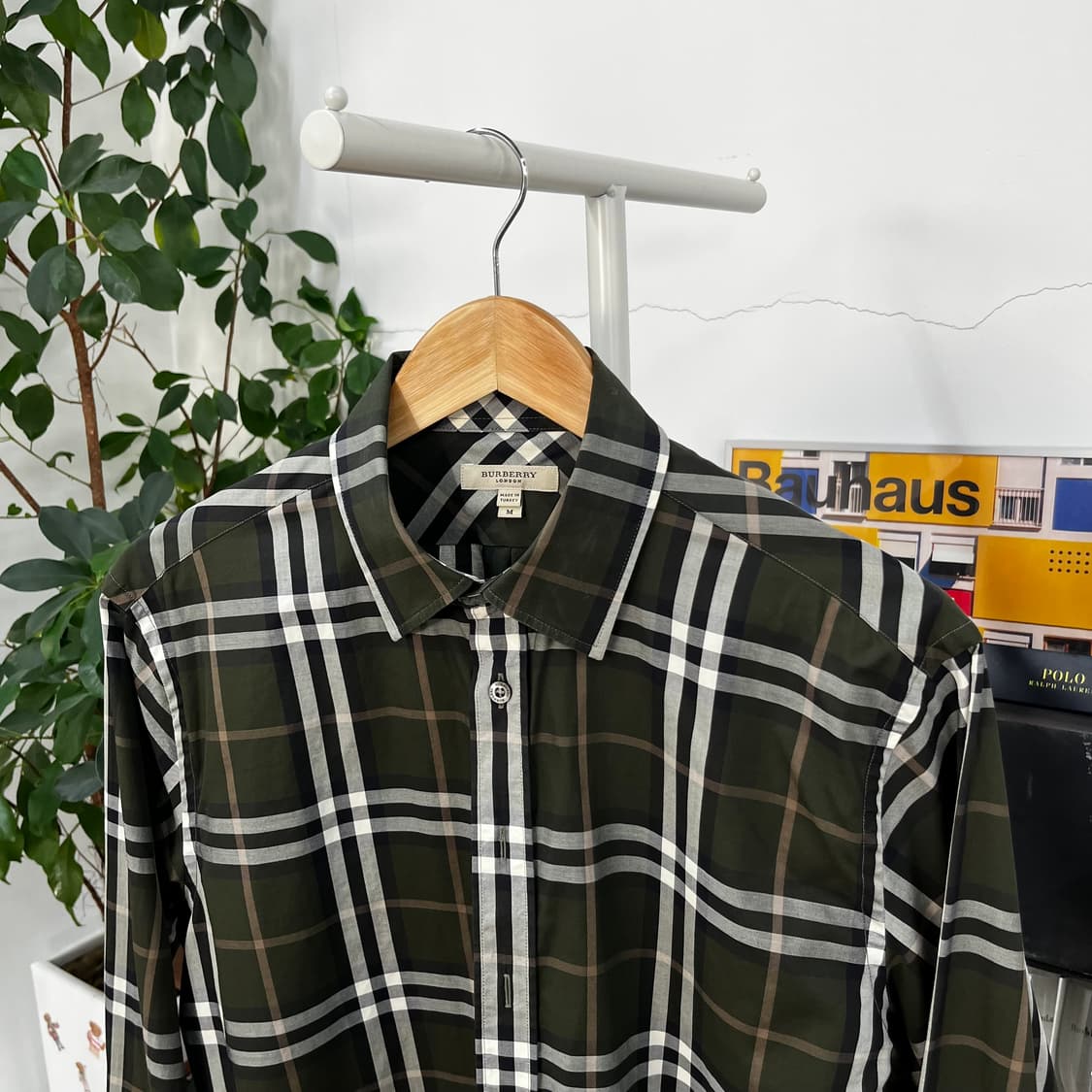 버버리 체크 셔츠 M 상품이미지2