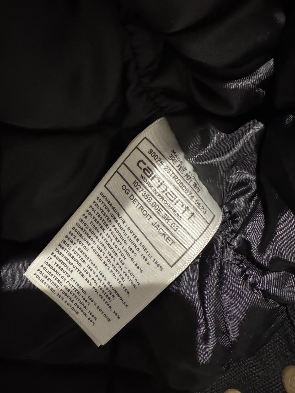 칼하트 WIP 디트로이트 OG 블랙 상품이미지5