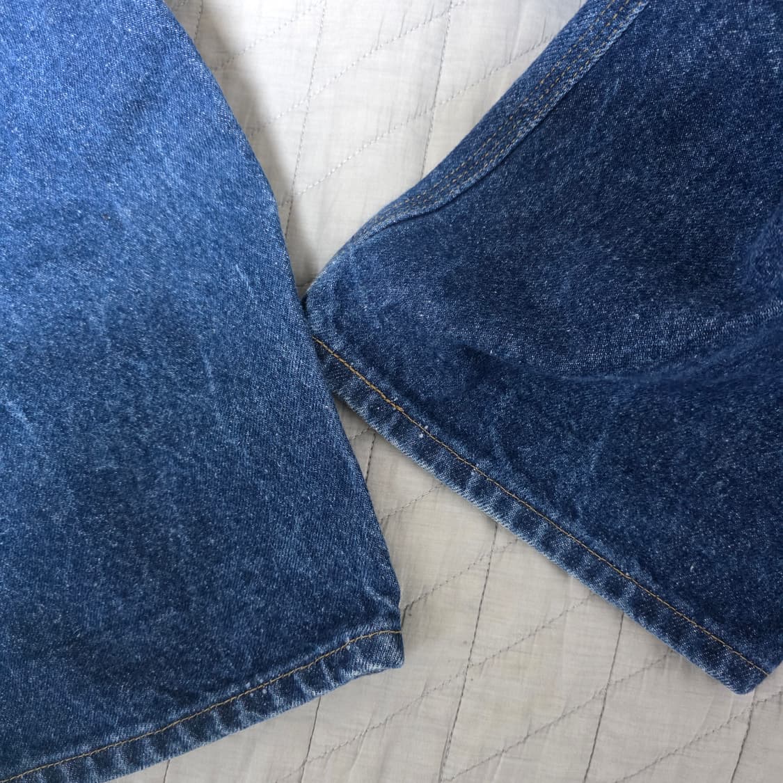 [38X30] 90s 칼하트  더블니 바람개비택 데님팬츠 @ B-23 상품이미지7