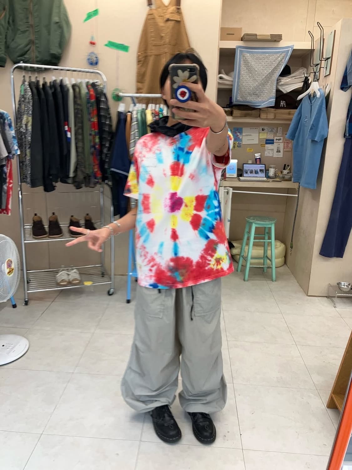 Fruit of the room tie-dye tee 상품이미지1