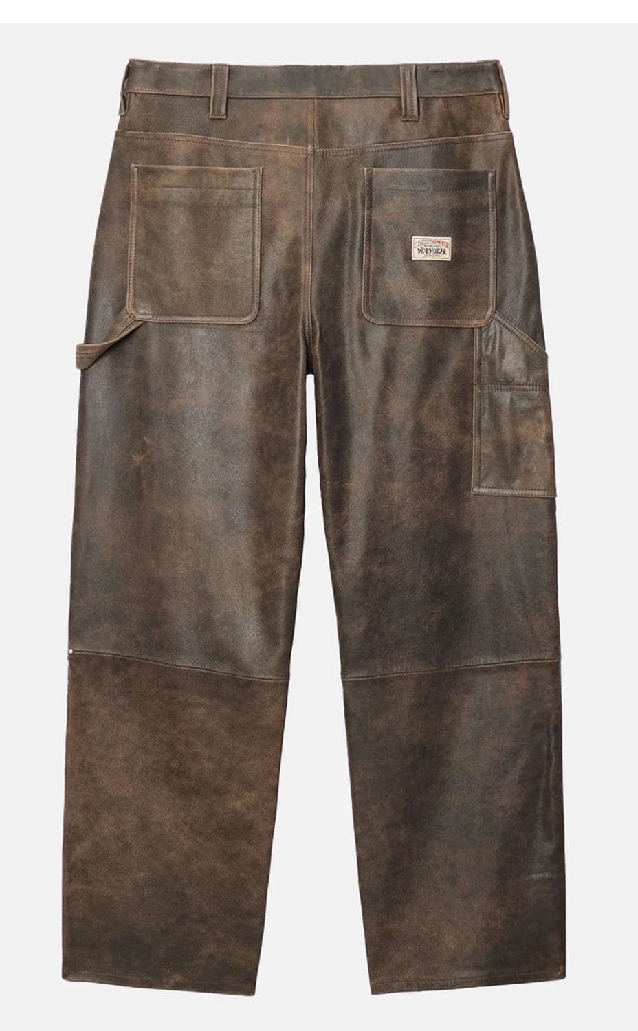 스투시레더팬츠Work Pant Distressed Leather32 상품이미지4