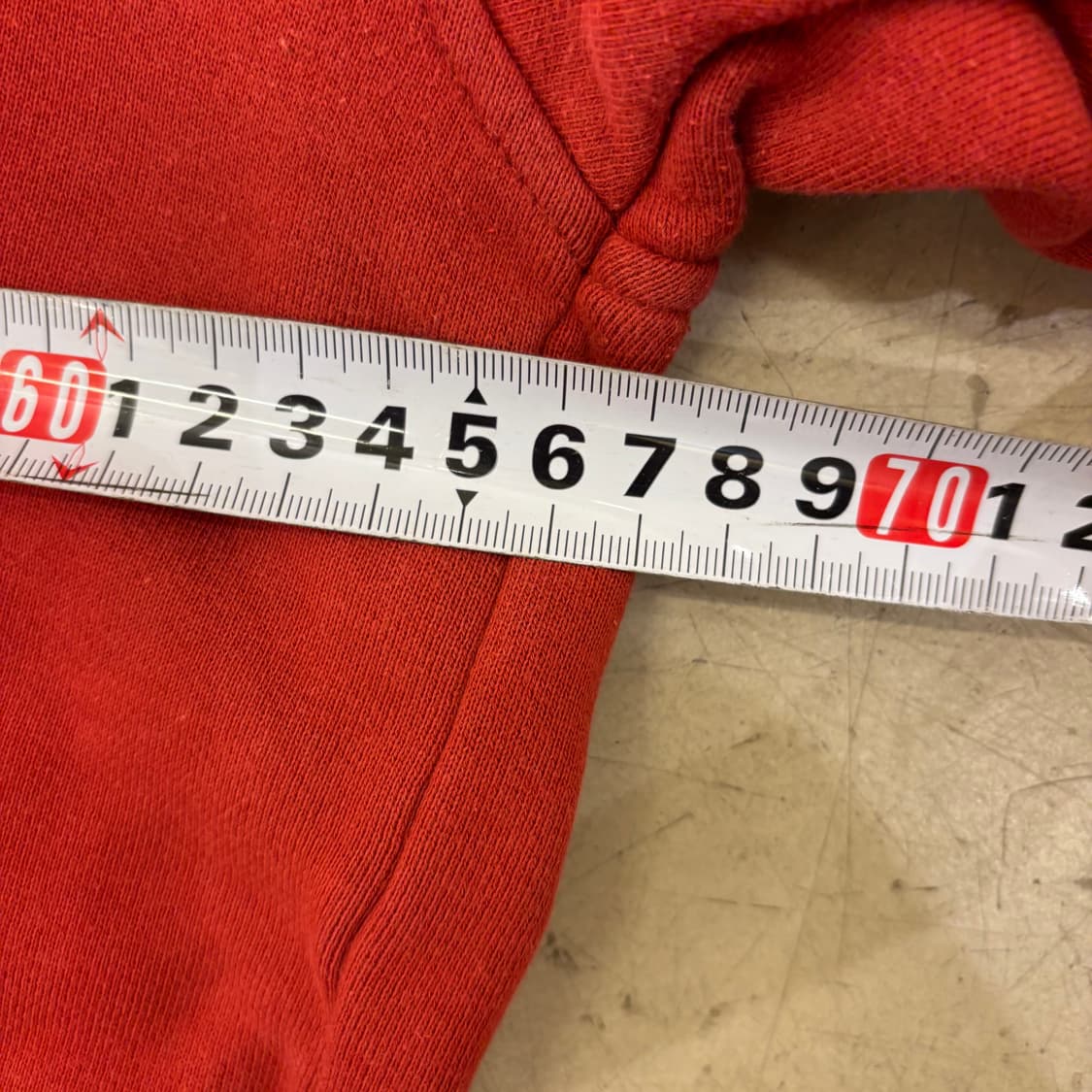 아르마니 익스체인지 빅로고 레드 맨투맨 상품이미지5