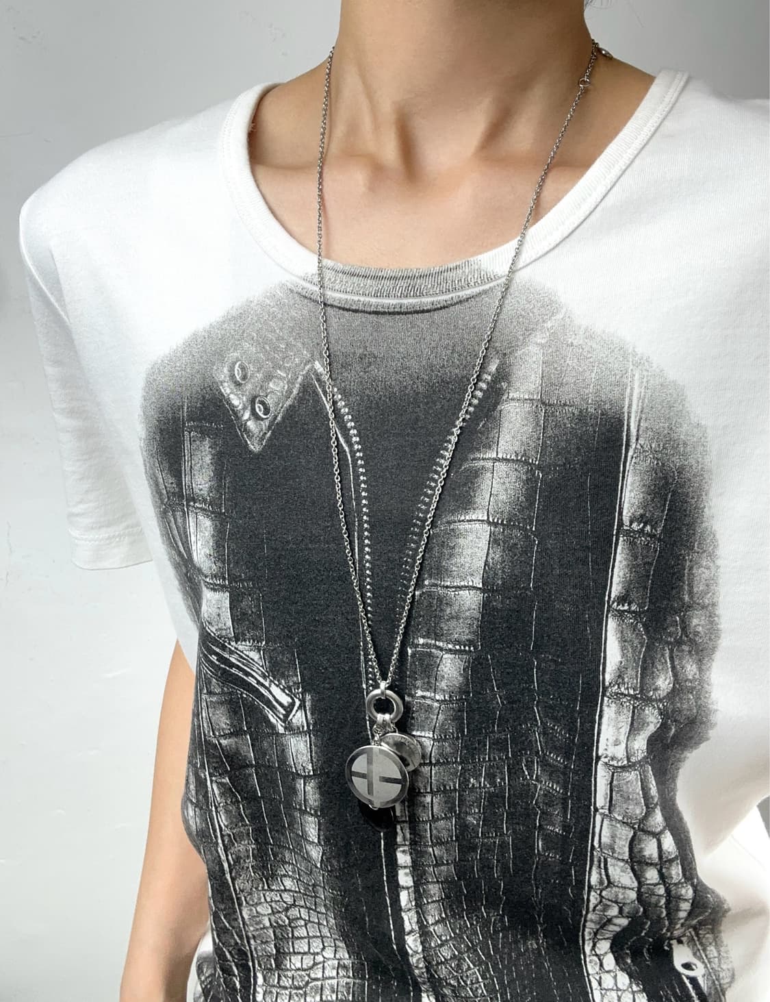 Emporio Armani Triple Charm Necklace  상품이미지1