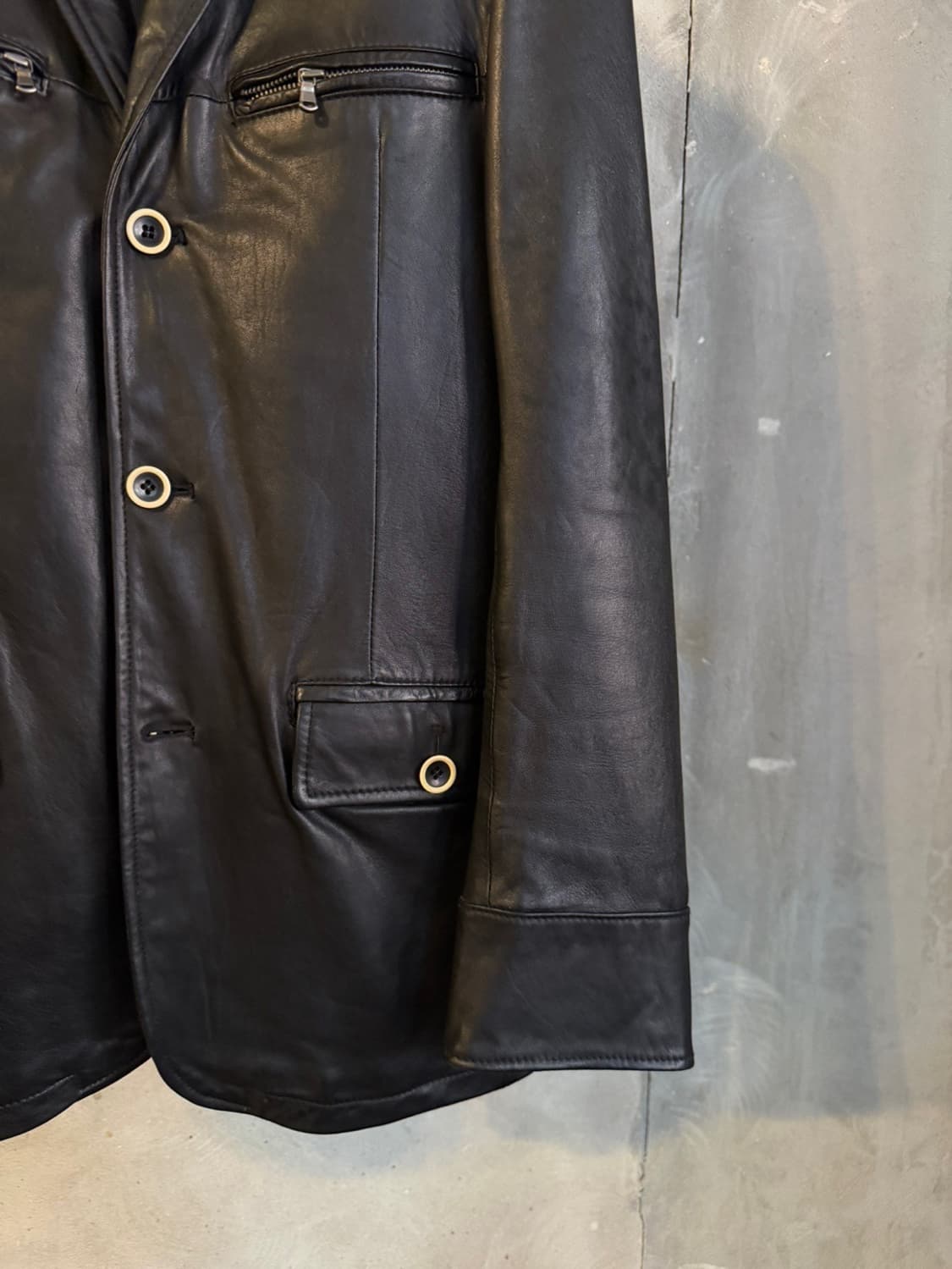 미츠미네 레더 헌팅자켓 100 상품이미지6