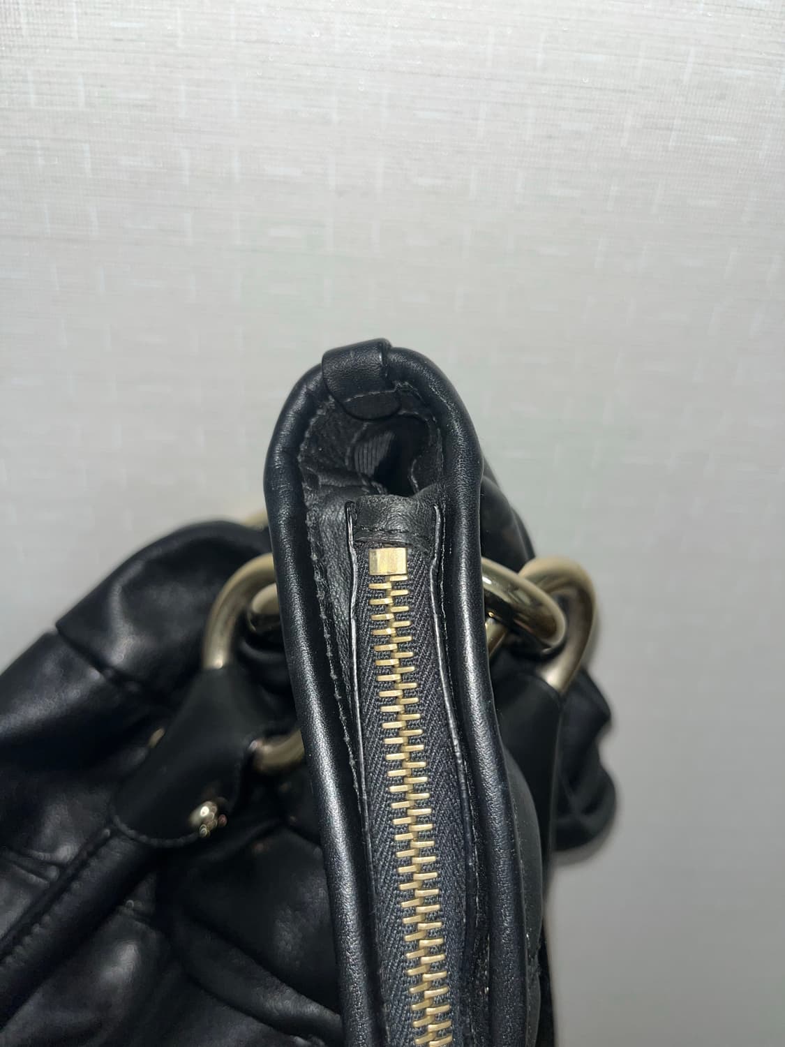 Y2k🖤발리 블랙 이태리 가죽 숄더백 상품이미지6