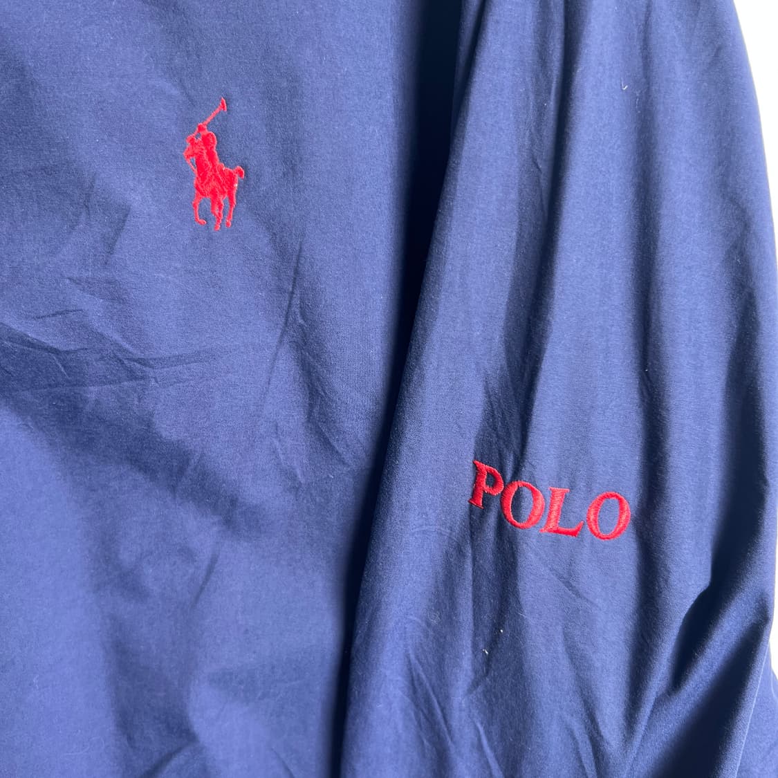 폴로 랄프로렌 나일론 웜업 숄더 지퍼 풀오버 L 상품이미지6