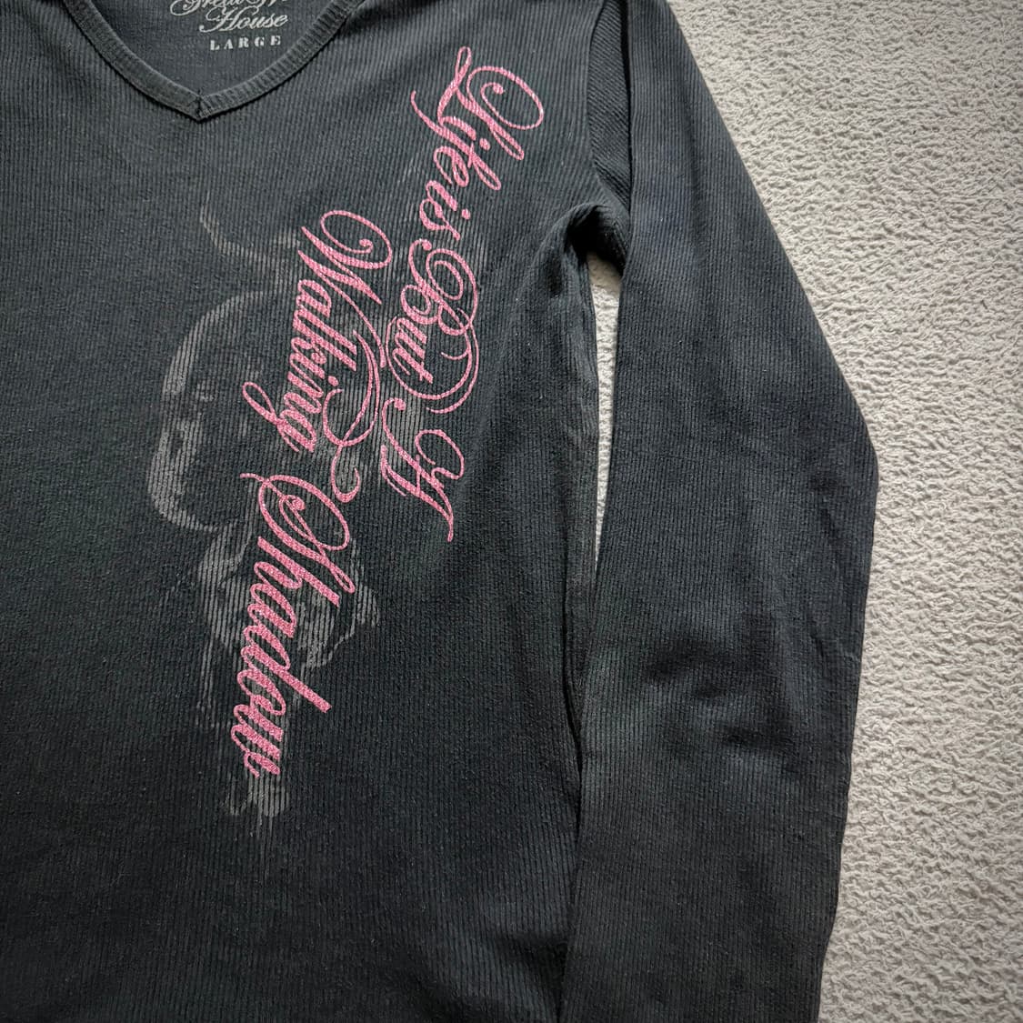 Y2k lettering long sleeve 상품이미지3