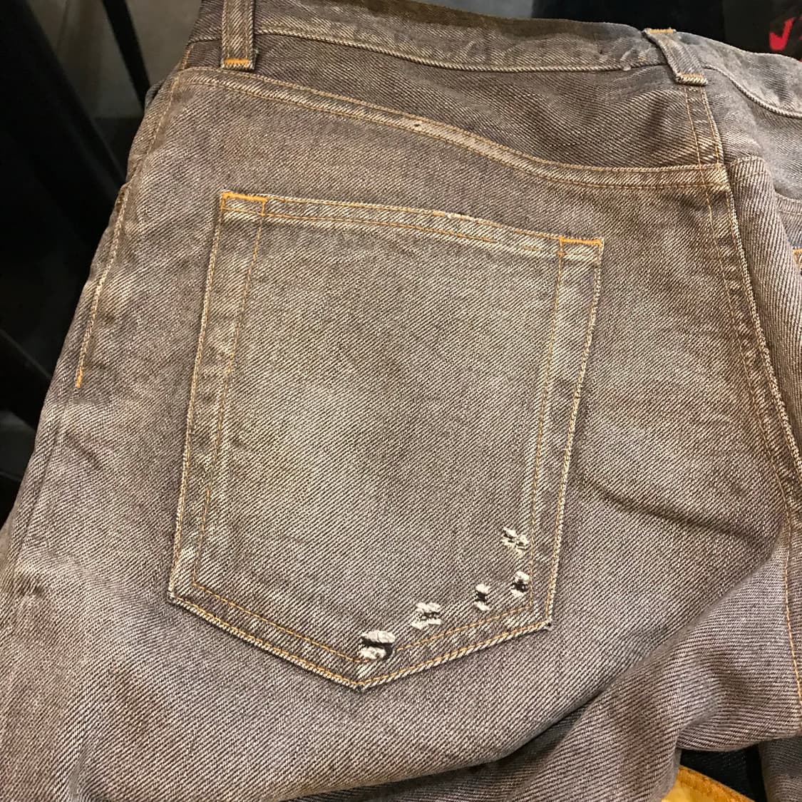 돌체앤가바나 메탈 로고 플레이트 데님 그레이 상품이미지7