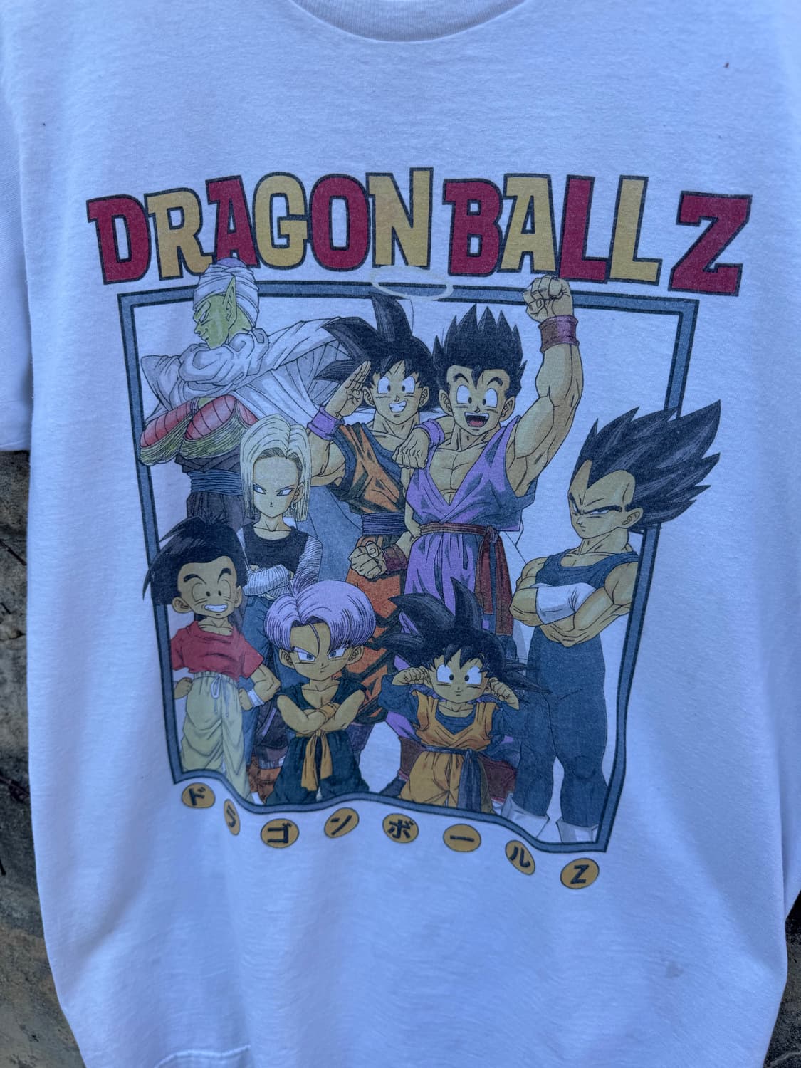 드래곤볼 제트 프린팅 빈티지 반팔 티셔츠 m 상품이미지3