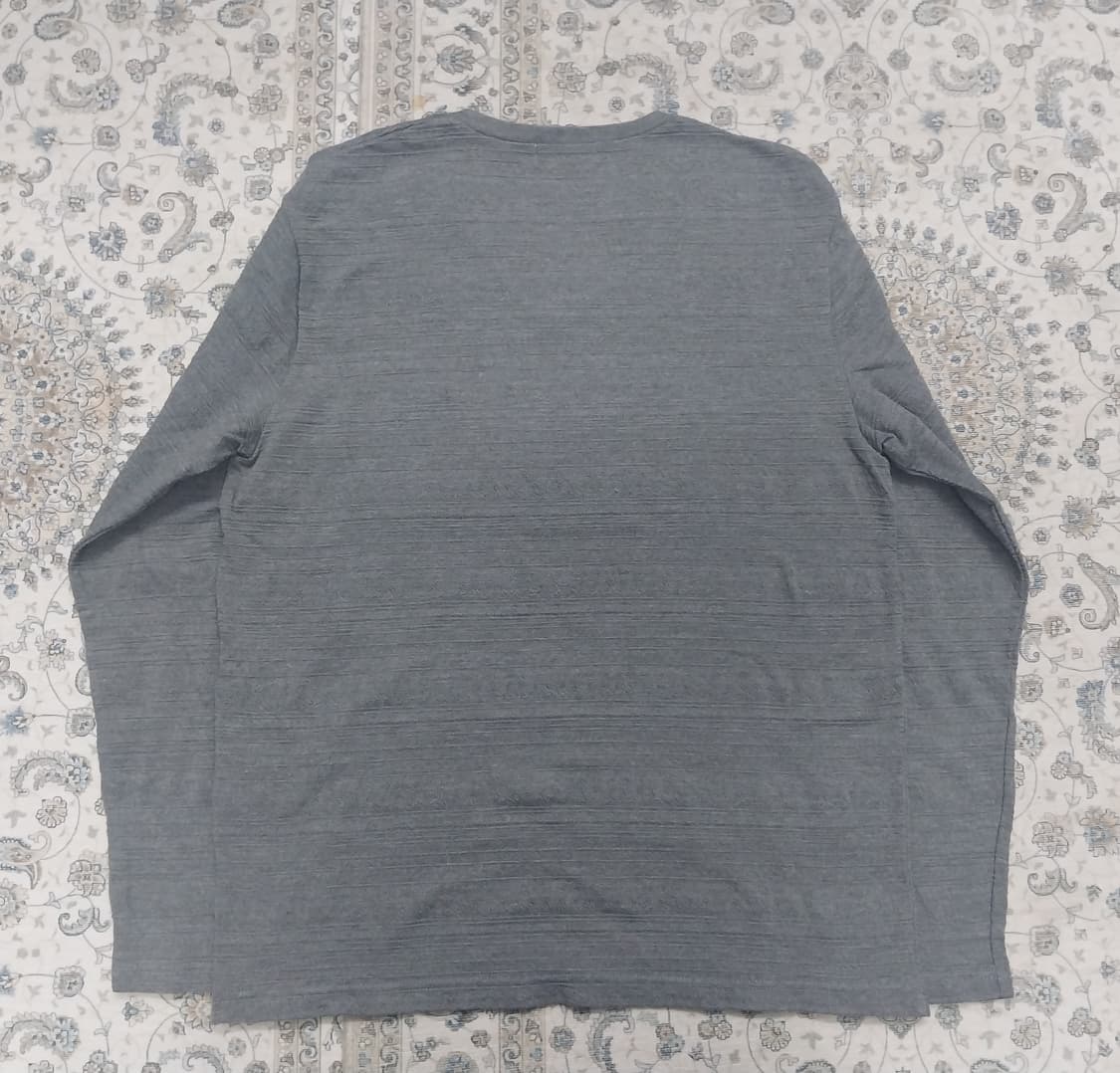 백넘버 V넥 그레이 니트 L 상품이미지2