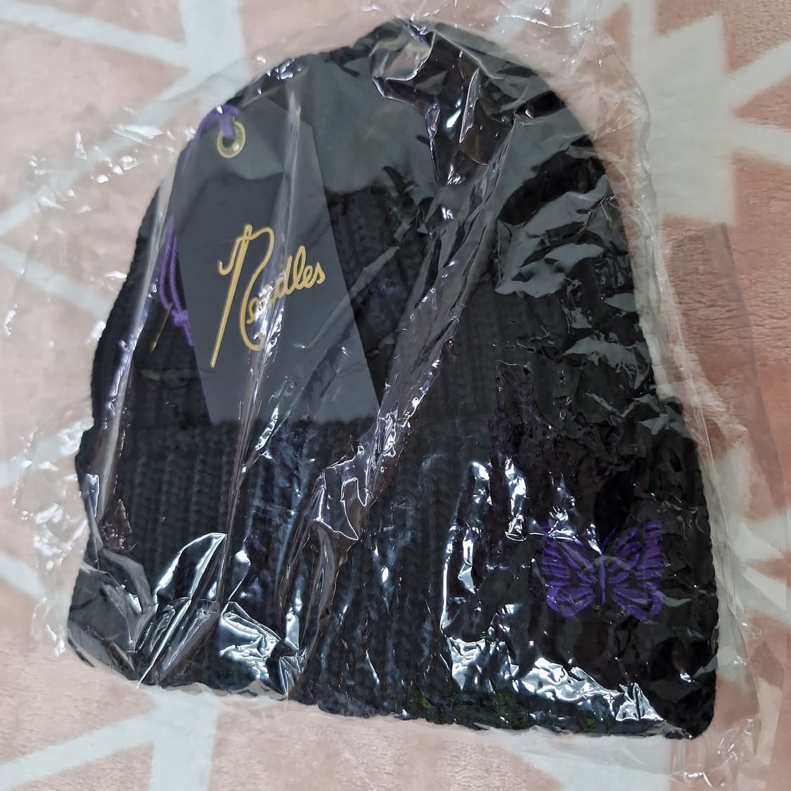 [새상품] 니들스 메리노 울 워치 캡 블랙 비니 상품이미지1