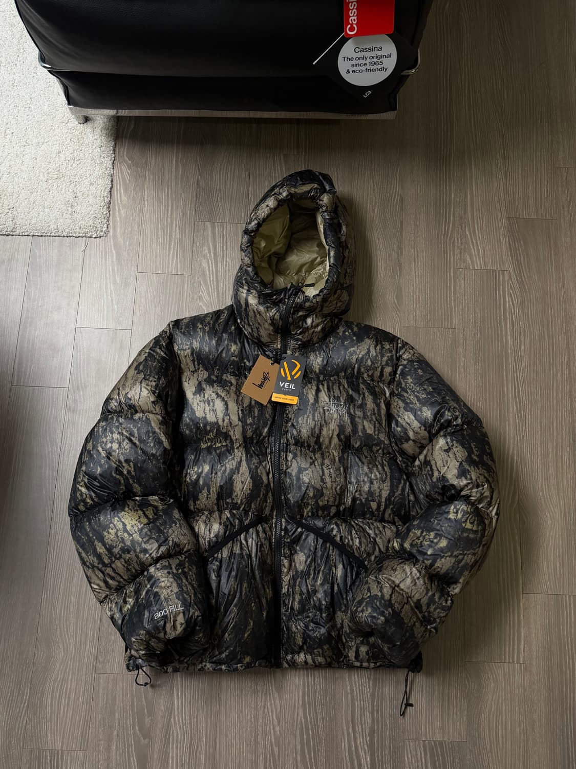 Stussy 스투시 마이크로 립스탑 다운 렐릭 카모 L 상품이미지1