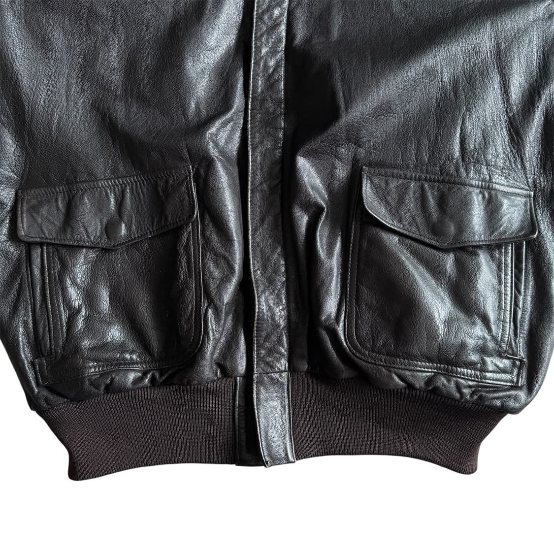 80s L.L.Bean 엘엘빈 A-2 레더 자켓 상품이미지5