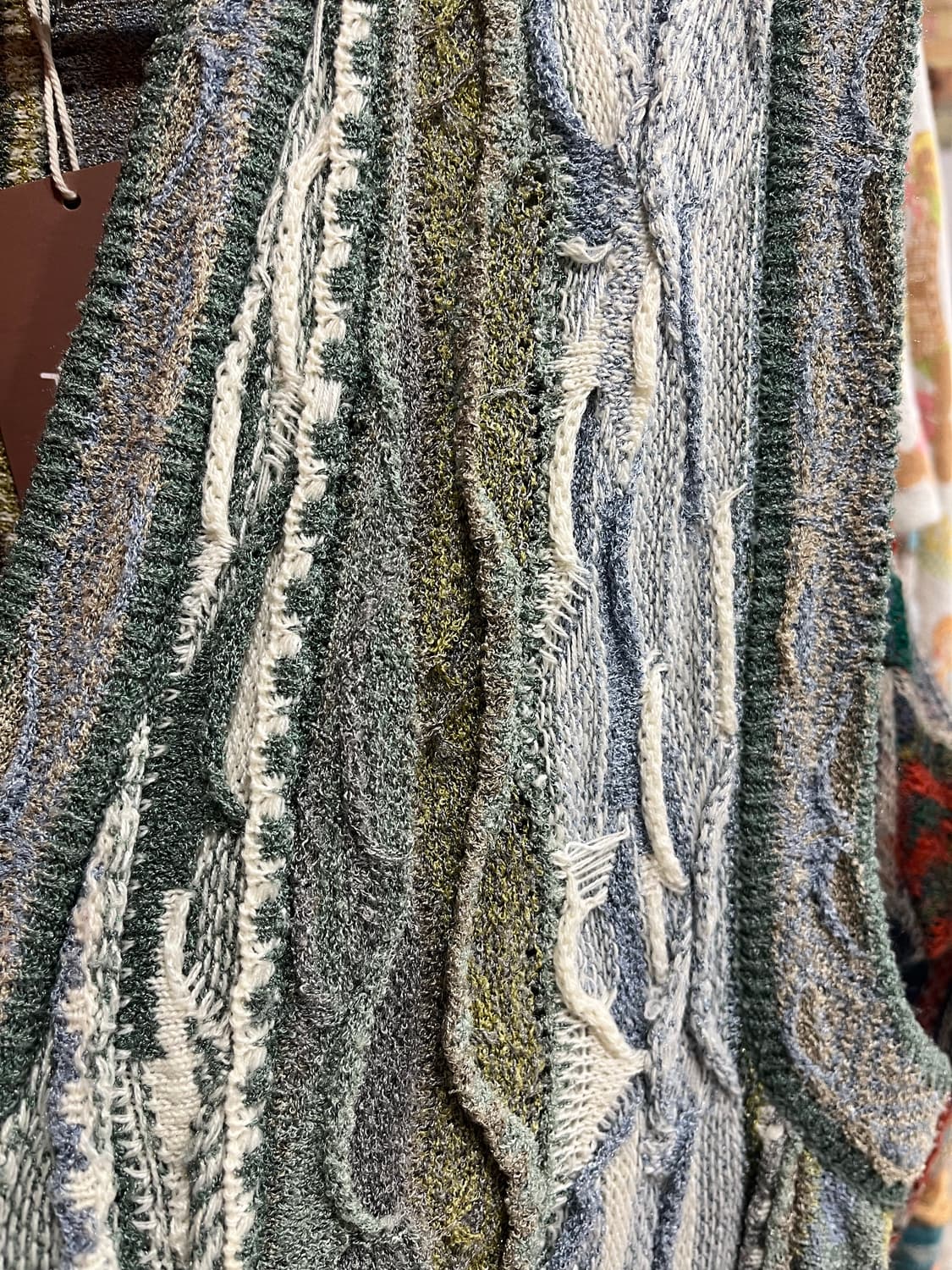 올드 컨트리 니트 조끼 빈티지 패턴 상품이미지3