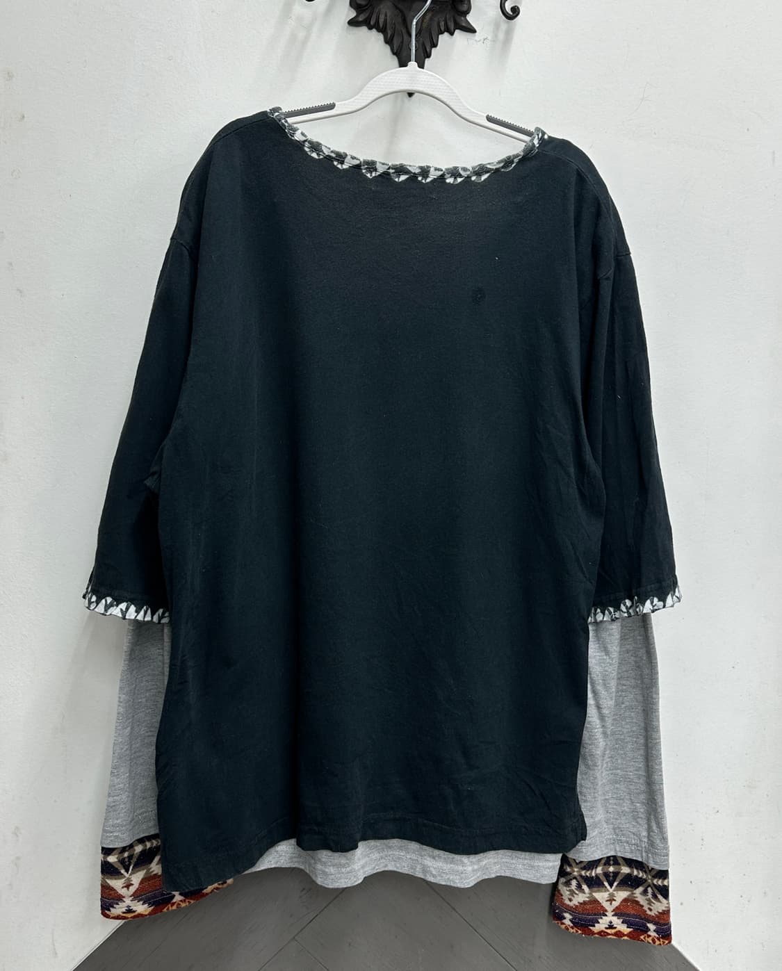 🩶하구미의 에스닉  코디세트🩶 나염 티셔츠 레이어드 괴짜 히피 상품이미지4