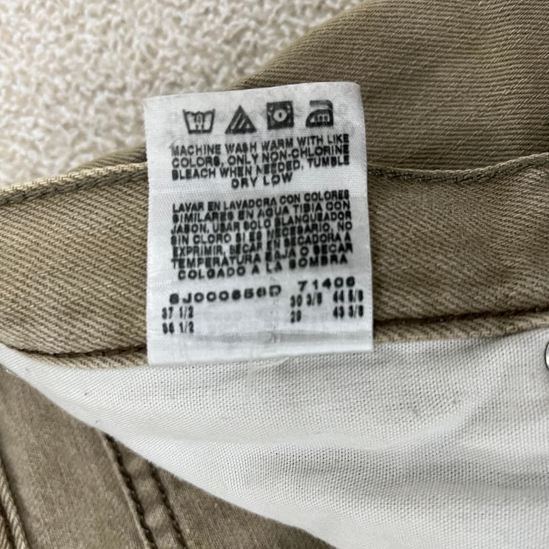 [36-29] 리 LEE 레귤러핏 코튼 면바지 0102M1 상품이미지4