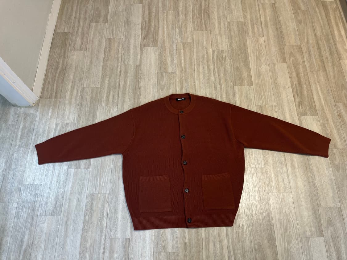 드로우핏 가디건 XLarge 주황색 상품이미지1