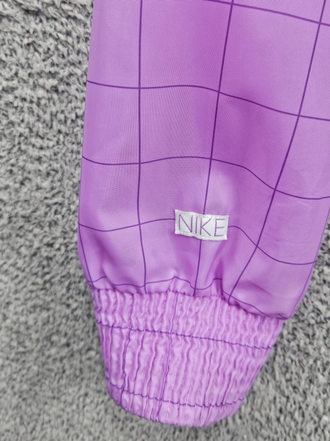 나이키 그리드 체크 크롭 윈드브레이커 바람막이 ( L ) / 11603 상품이미지6