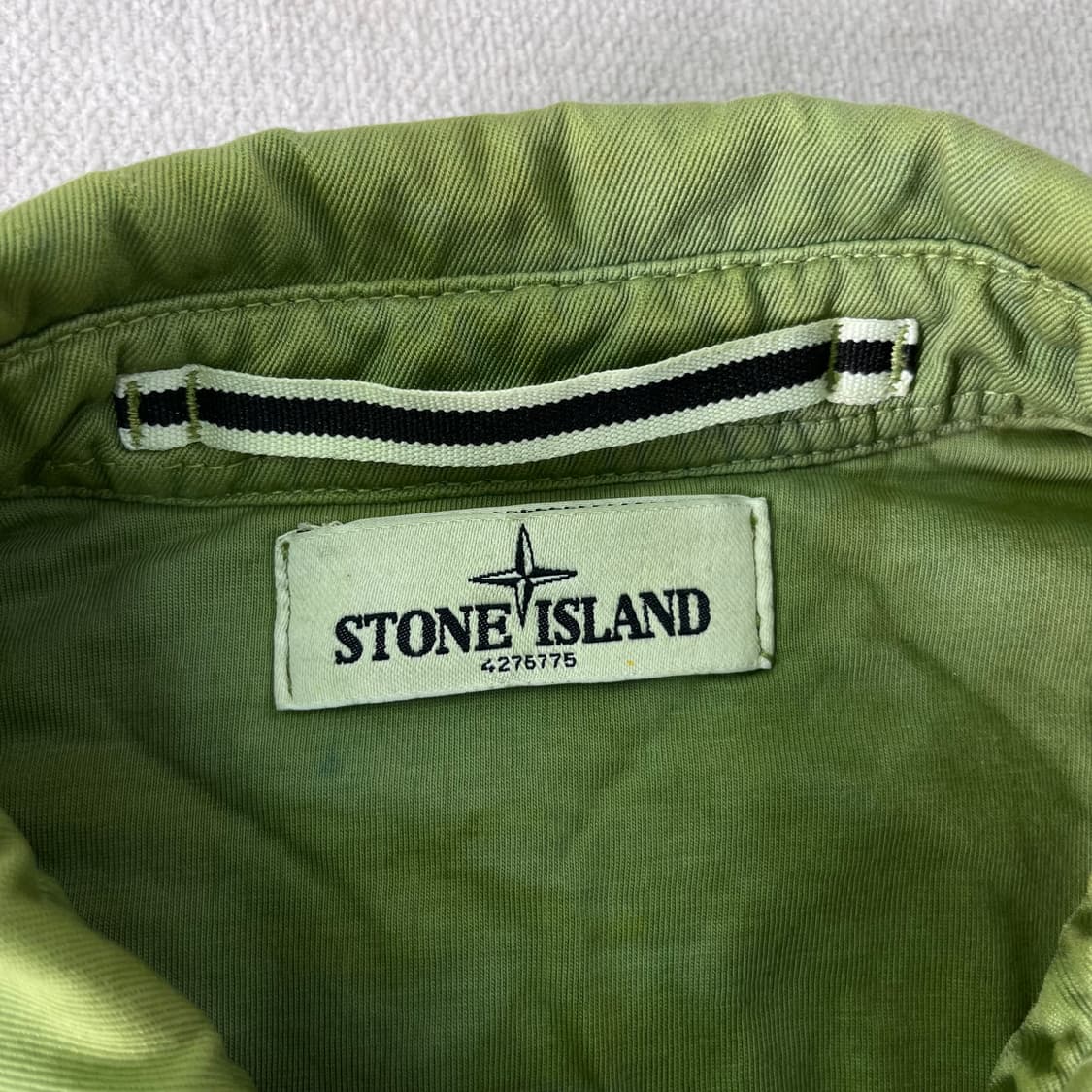 100 스톤아일랜드 가먼트 퀄팅 오버 셔츠 자켓 상품이미지3