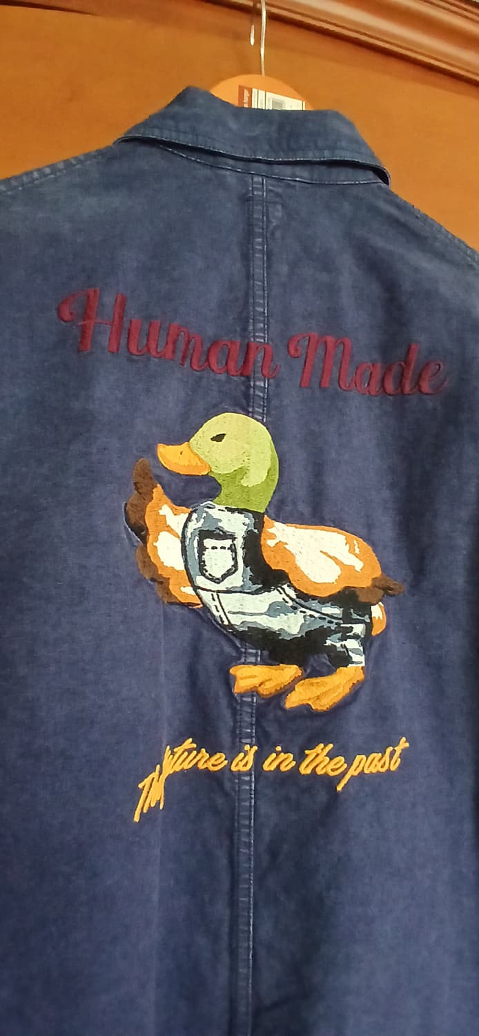 휴먼메이드 가먼트 다이드 커버올 자켓 Large 상품이미지5