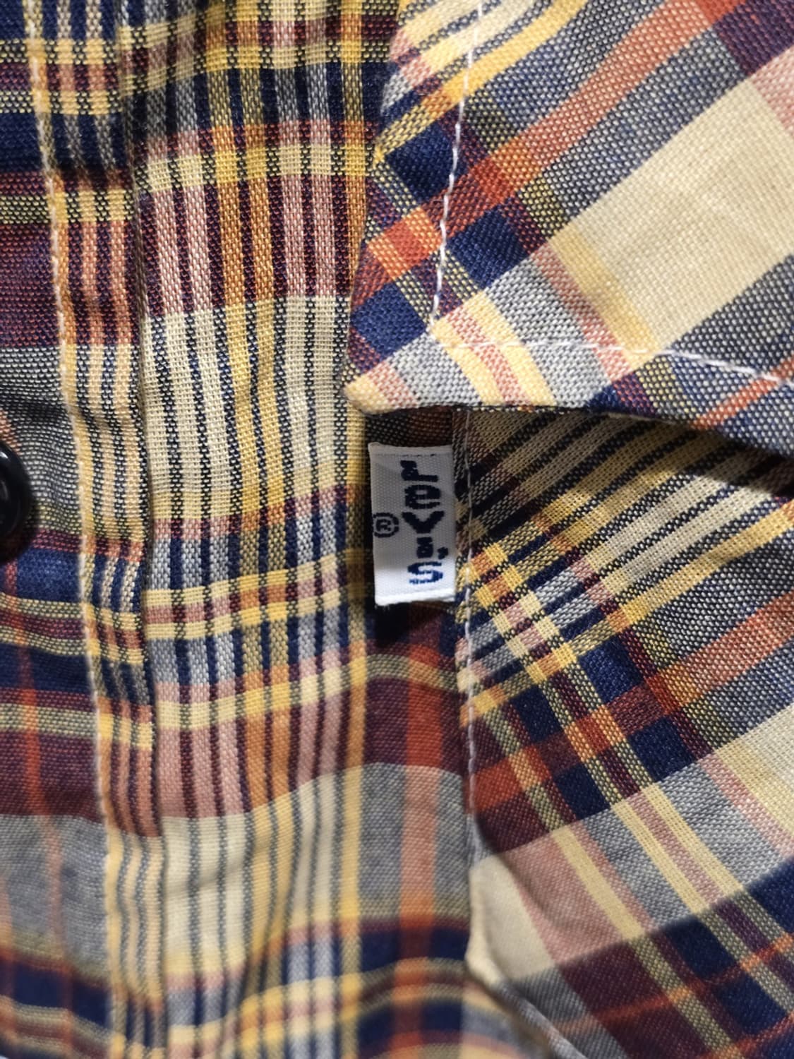 LEVI STRAUSS&CO. Plaid Long Sleeve Shirt 상품이미지3