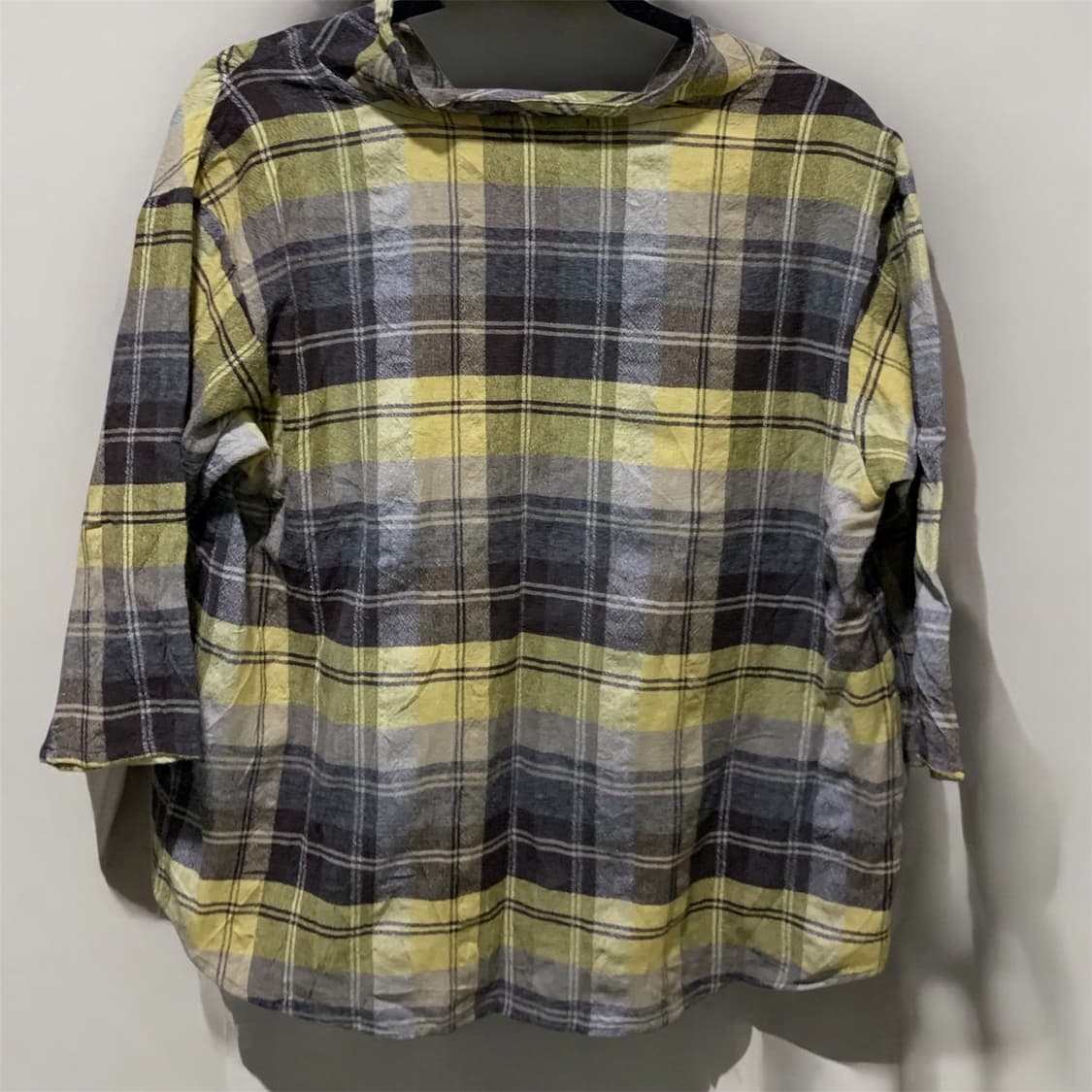 Plantation 체크 블라우스 상품이미지2