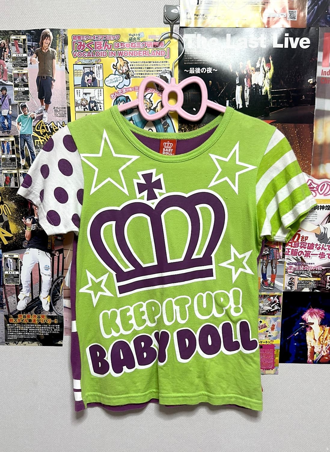 baby doll 베이비돌반팔 갸루키치헤이세이도트대장템일브니혼진   상품이미지1