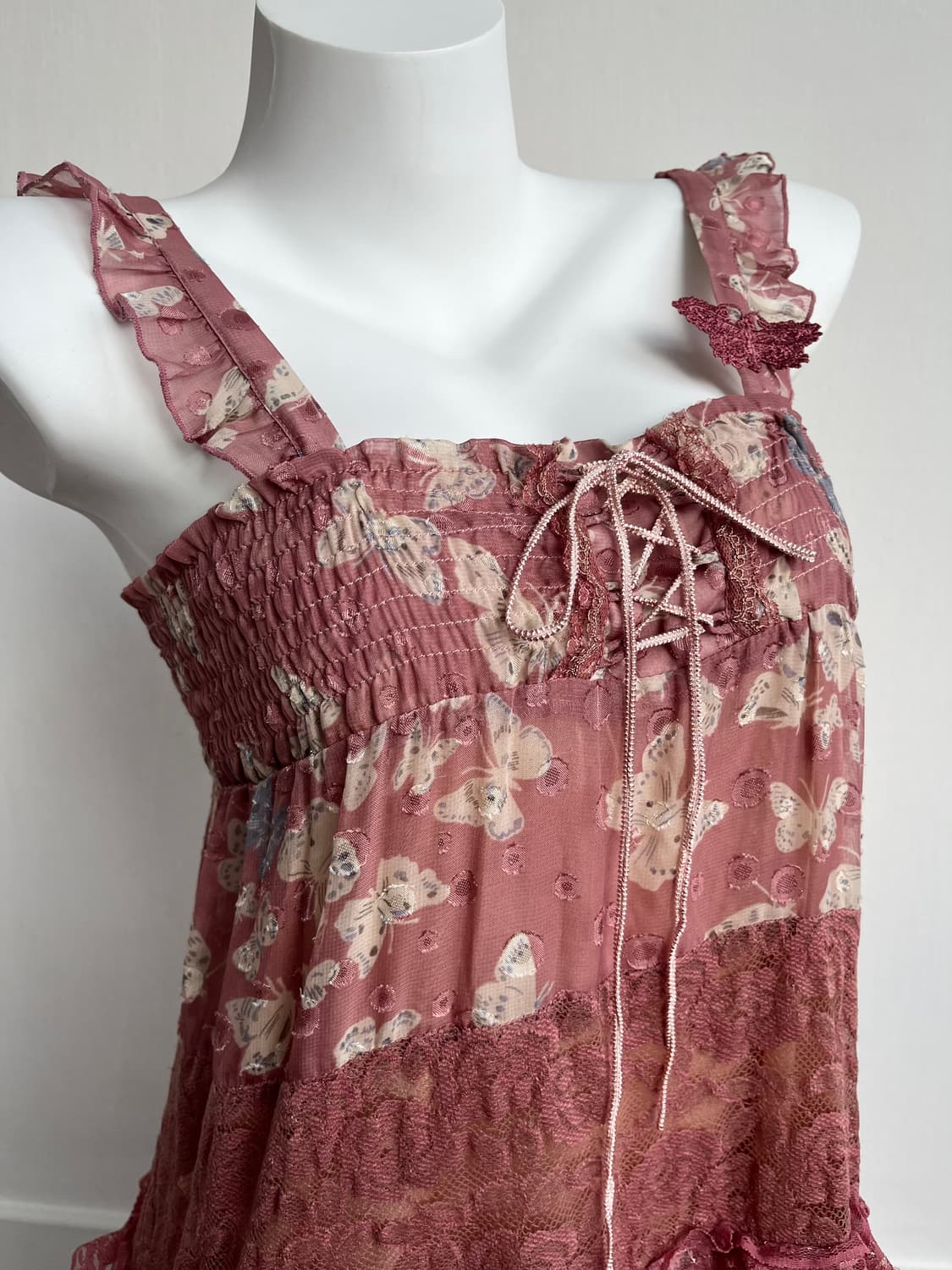 axes femme 나비 플로럴 원피스 상품이미지2