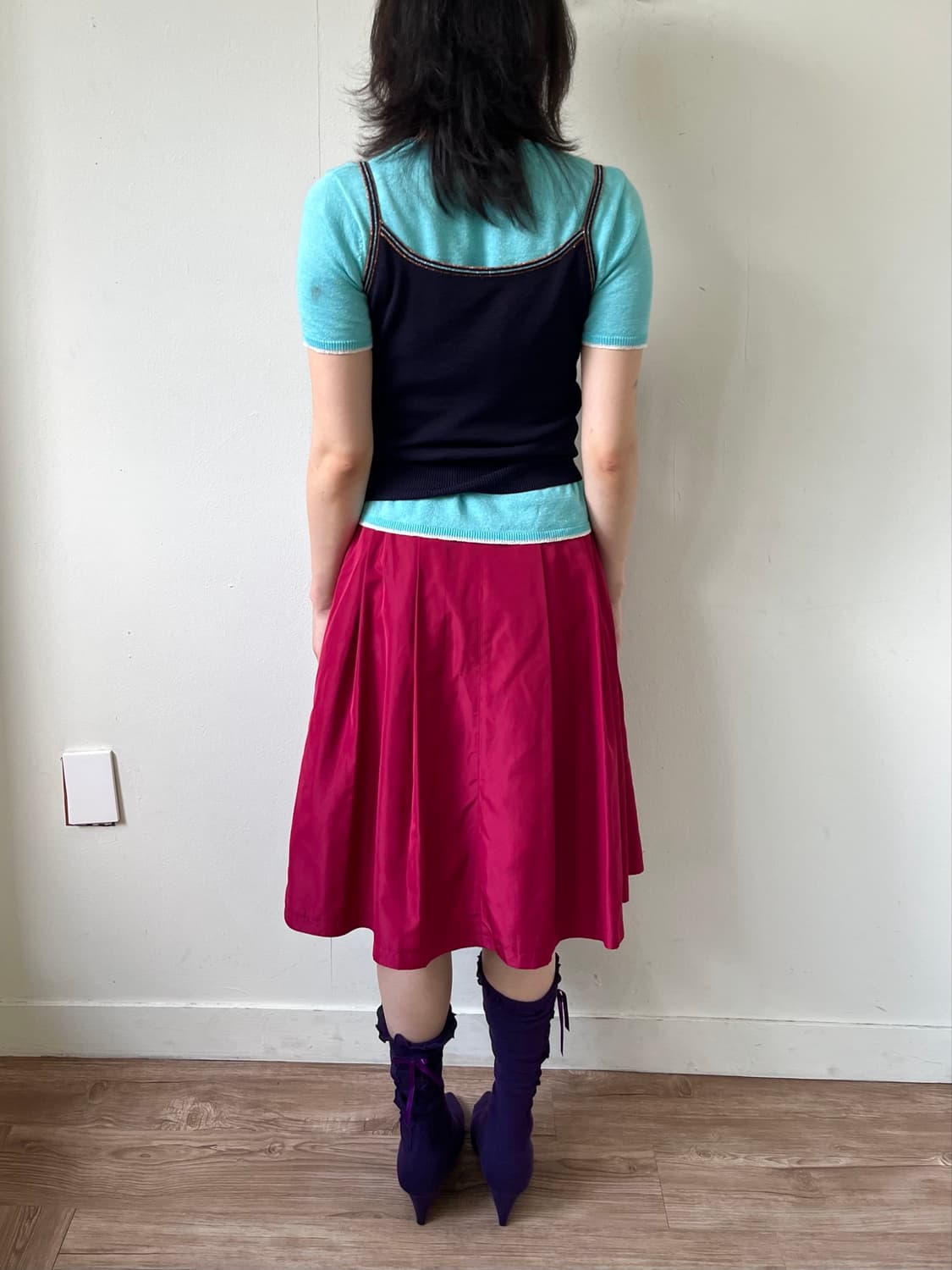 SUIVI 네이비 슬리브리스 상품이미지10