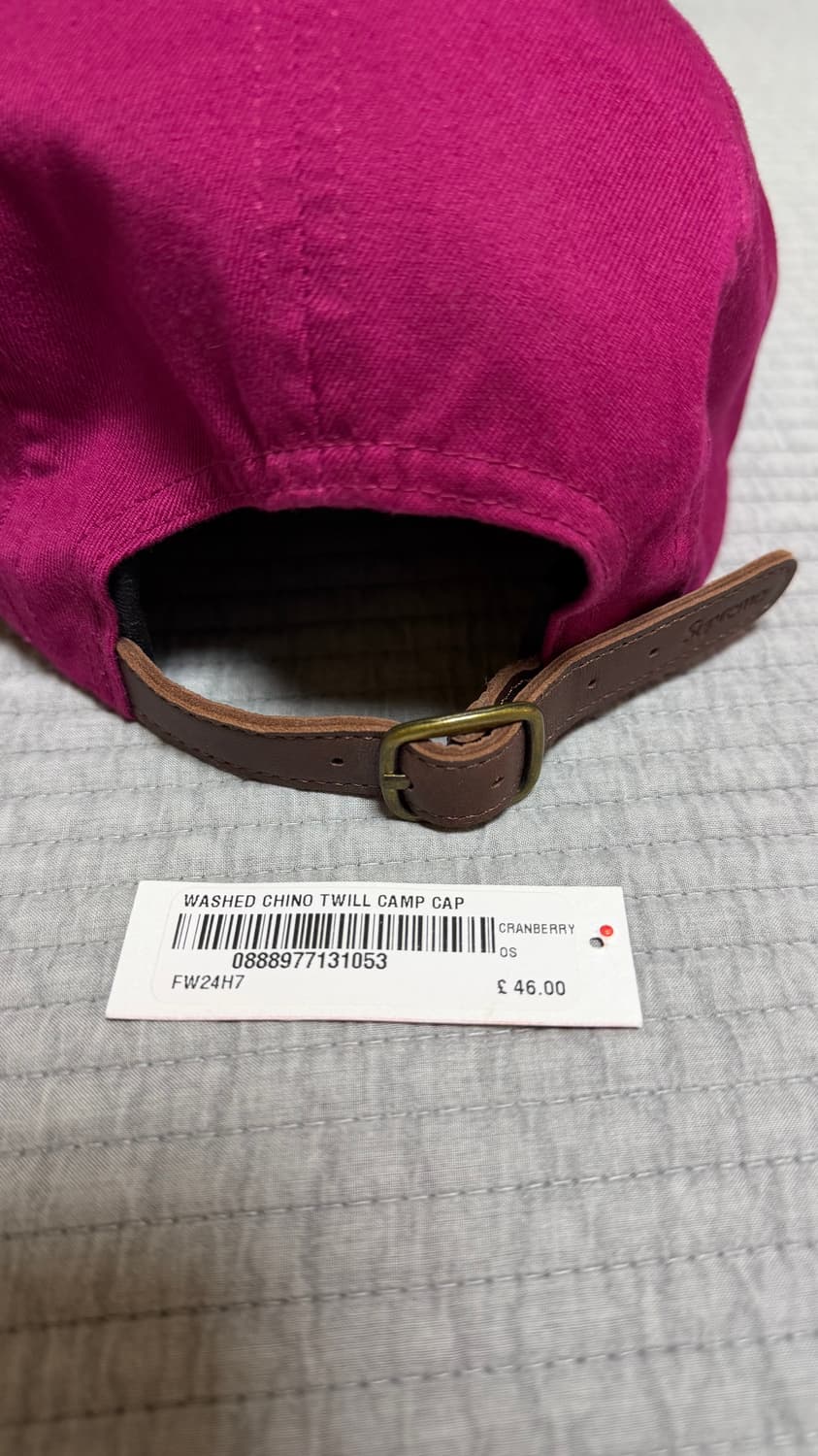Supreme 캠프캡 크랜베리 상품이미지4