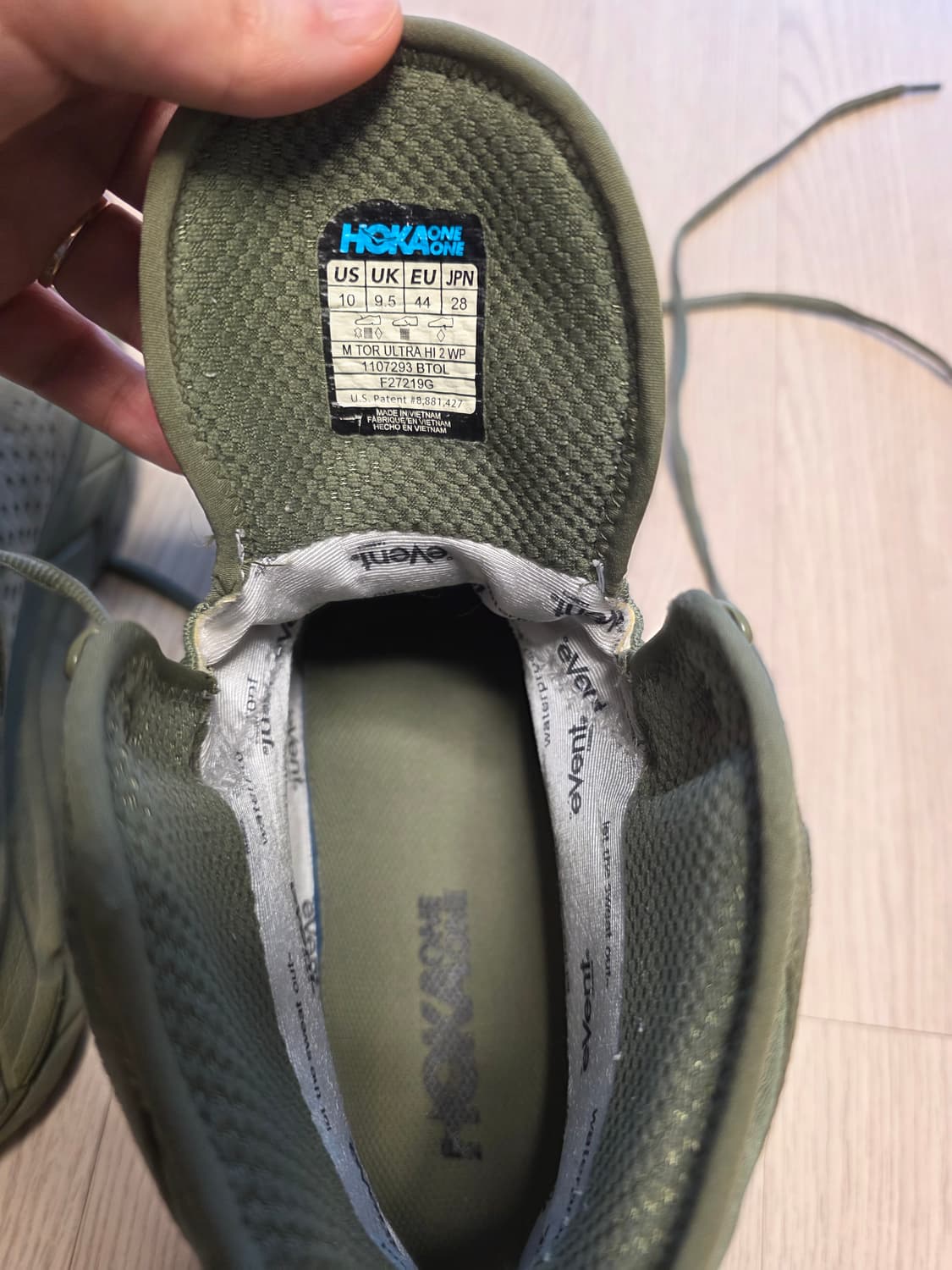 호카 토르 울트라하이 올리브 카키 280 eu44 us10 상품이미지7