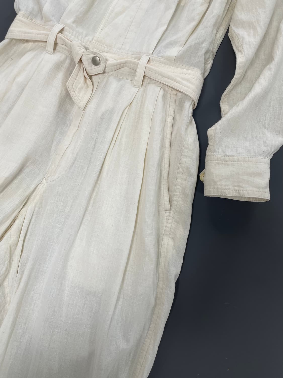 [M] 이세이 미야케 맨 린넨 점프 수트 상품이미지6