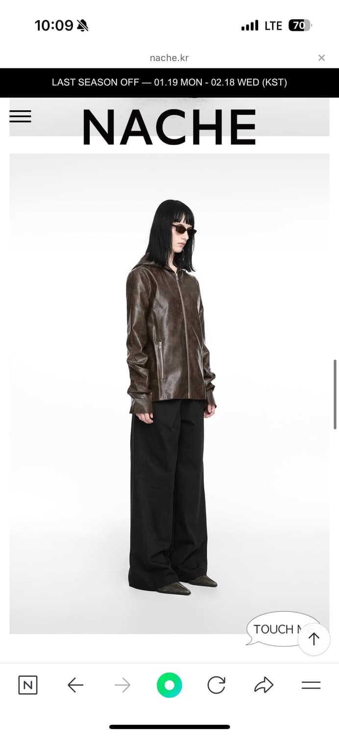 나체 레더자켓 택달린 새상품 (원가 19만) 상품이미지3