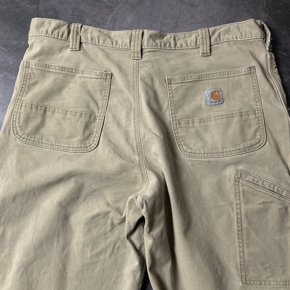 CARHARTT 칼하트 빈티지 베이지 싱글니 워크팬츠 A00350 상품이미지6