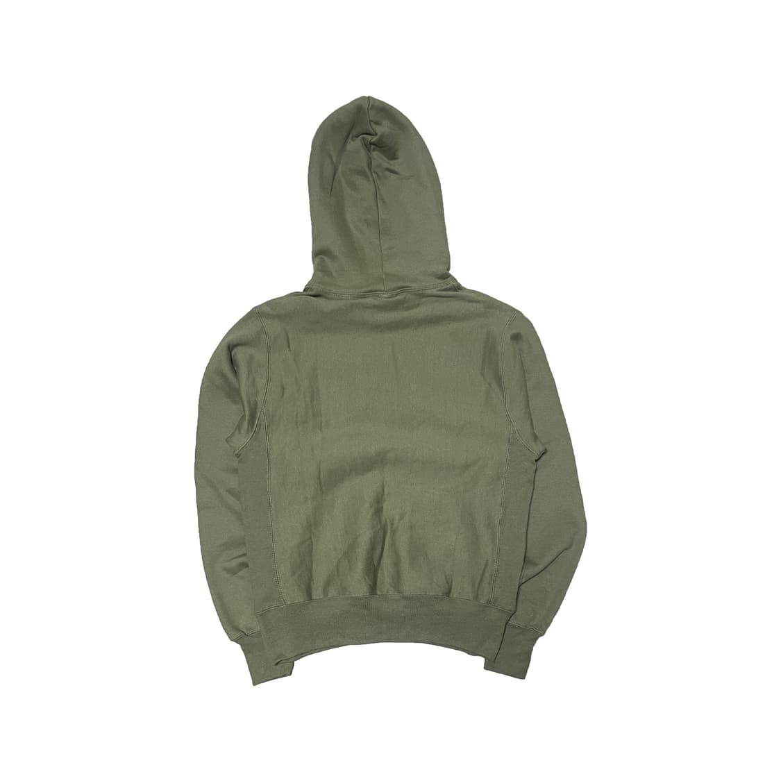 챔피온 블루택 리버스위브 그라데이션로고 후드티 카키 상품이미지2