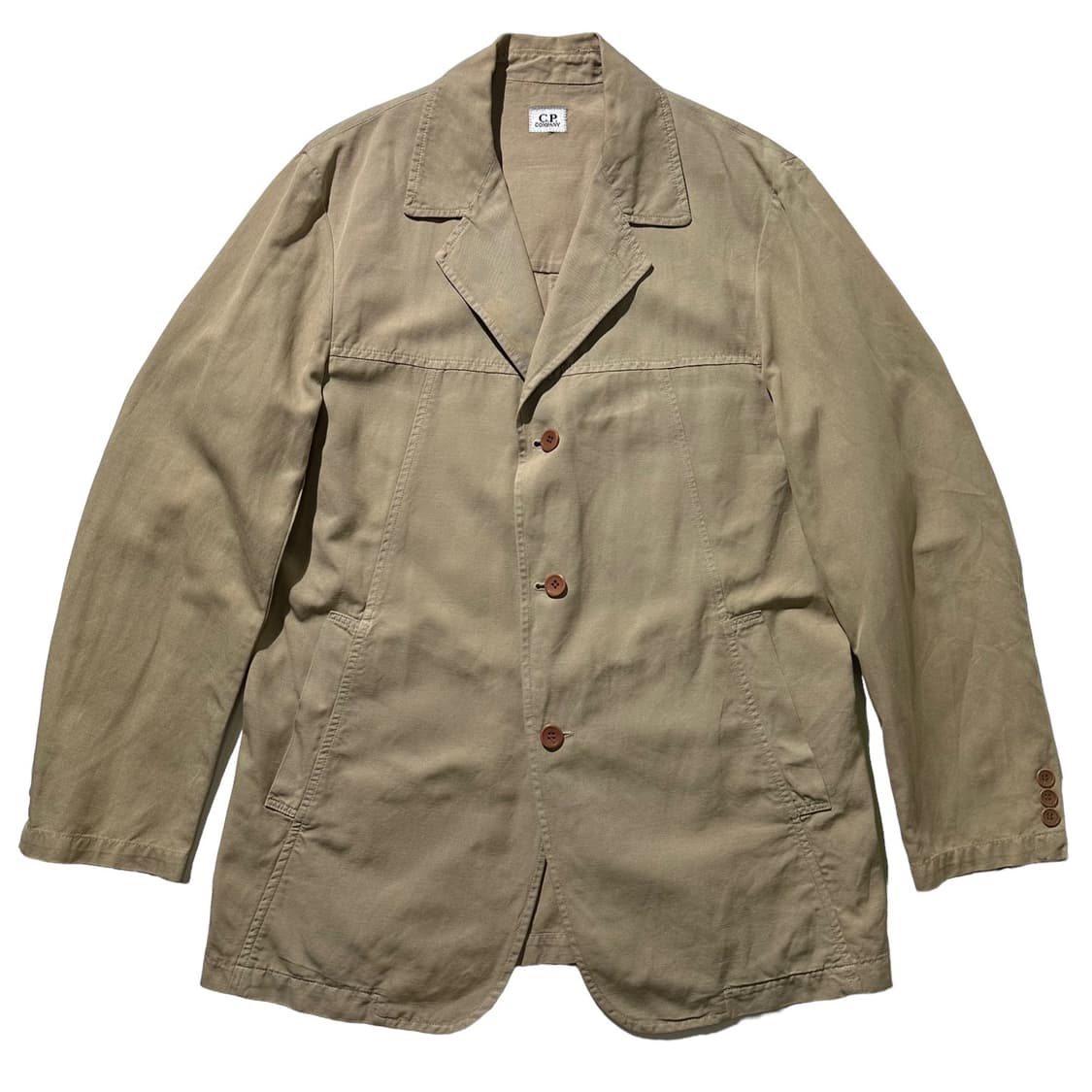 CP컴퍼니 코튼 블렌드 싱글 3B 블레이저 스포츠코트 상품이미지1