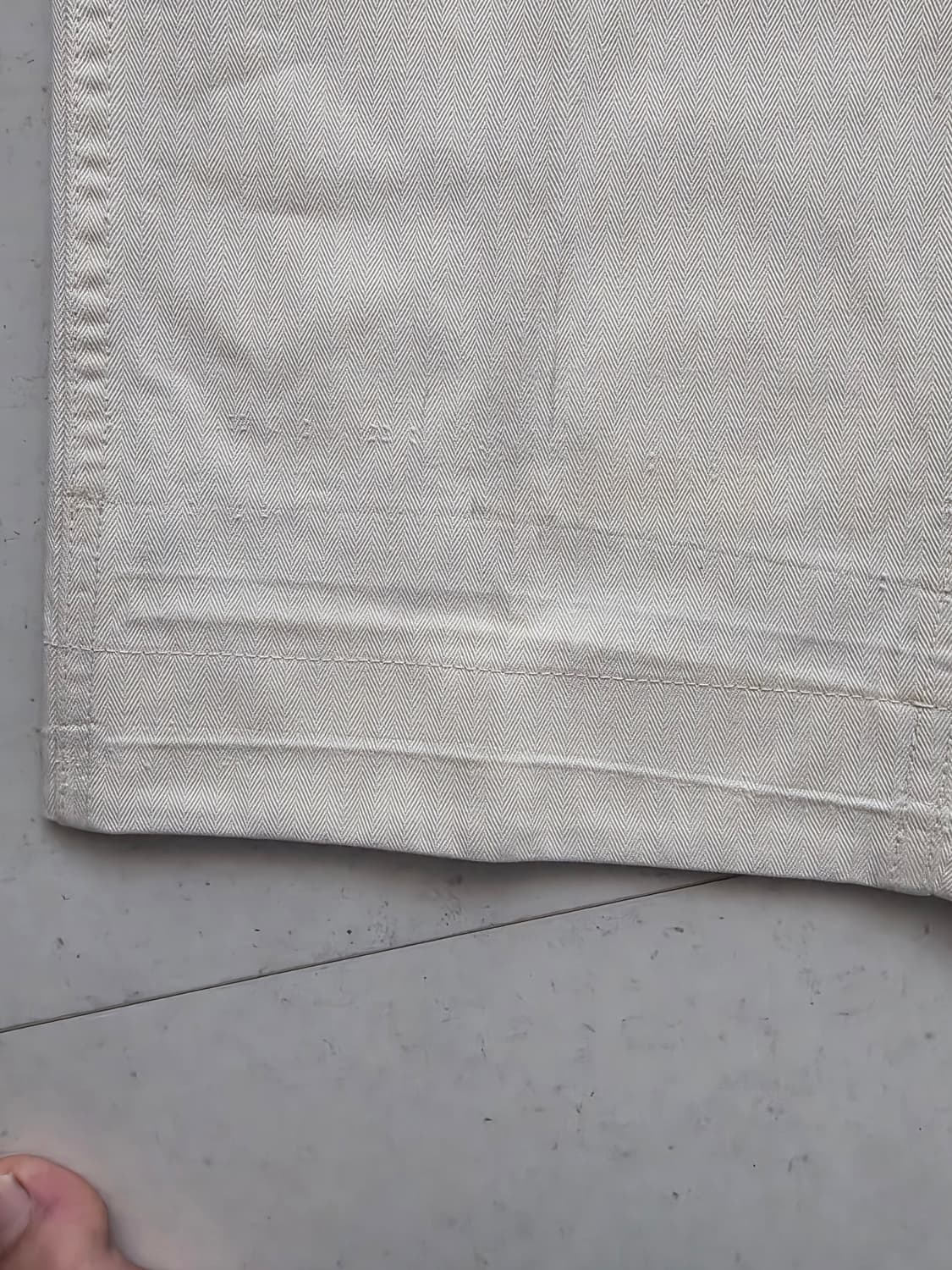 엣라코 부처프로덕트 hbt 워크 팬츠 화이트 36(실사이즈 34) 상품이미지3