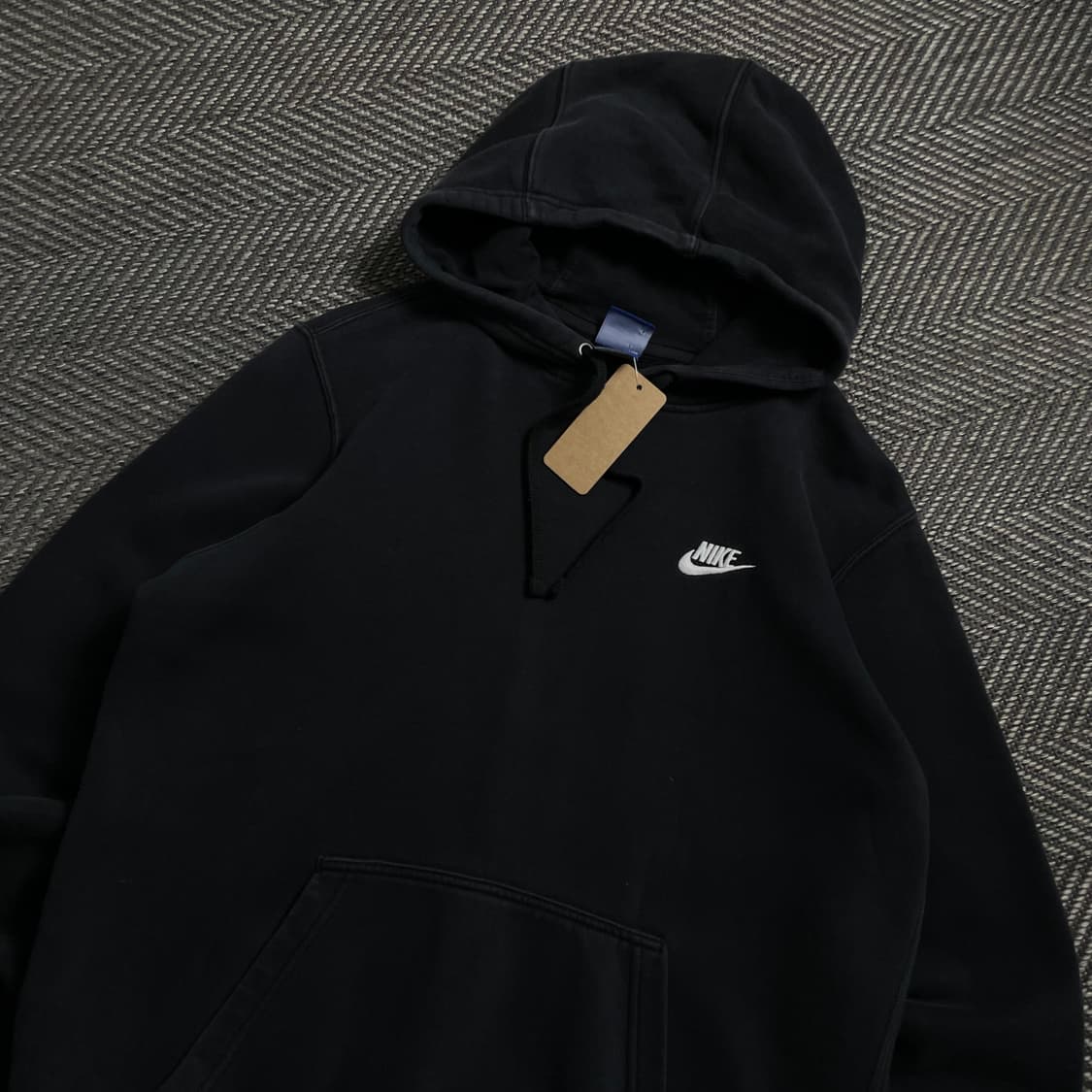 나이키 스우시로고 후드 티셔츠 블랙o 4562 상품이미지4
