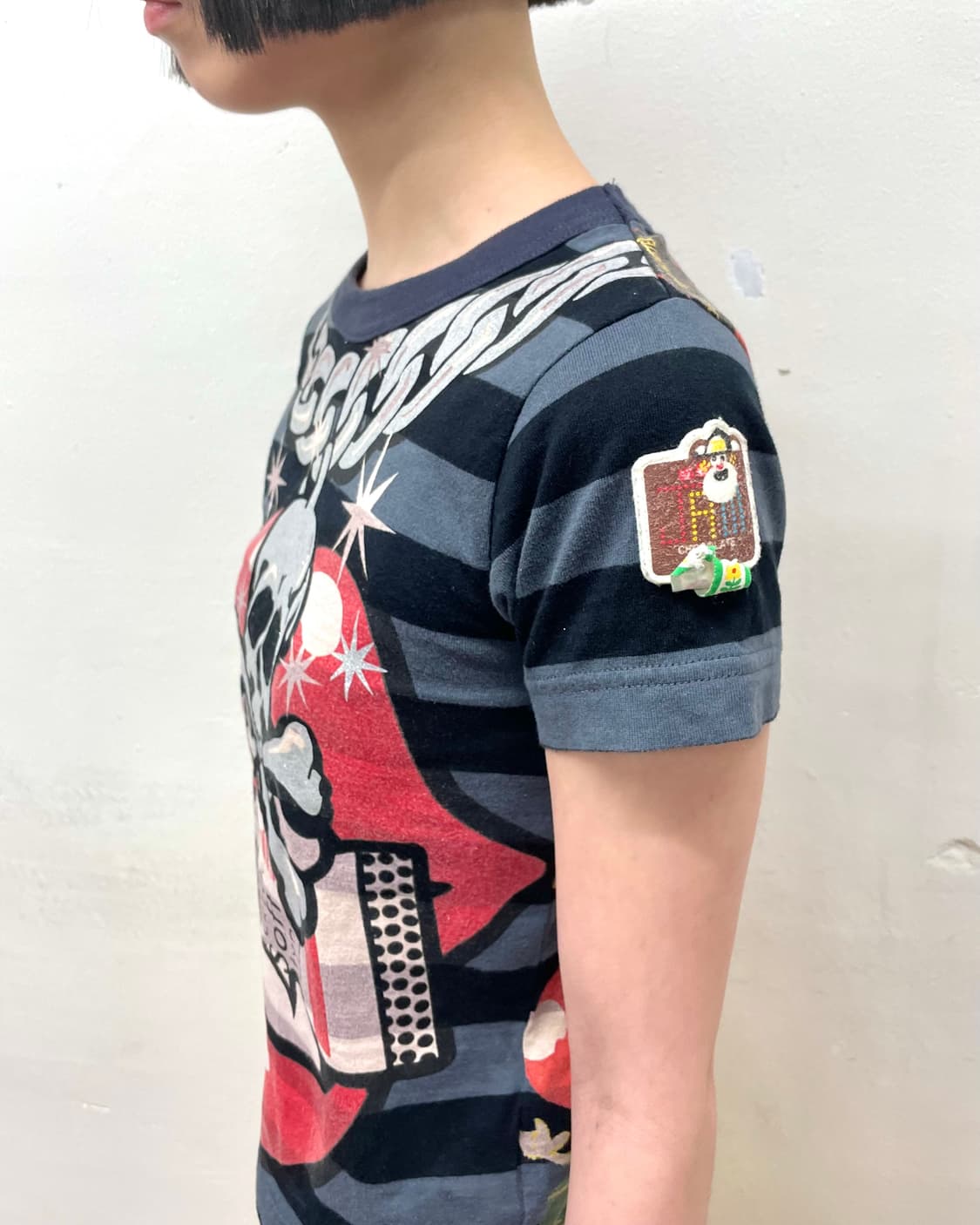 JAM BIC skull, lips Crazy T-shirt  상품이미지3