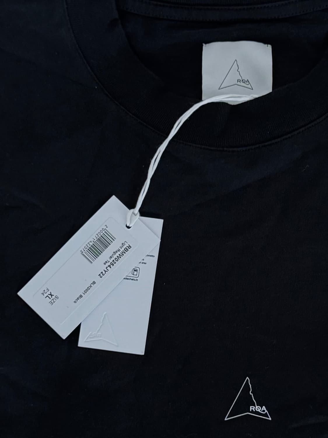 ROA 25 Logo T Shirt 로고 디테일 반팔 티셔츠 (XL) 상품이미지2