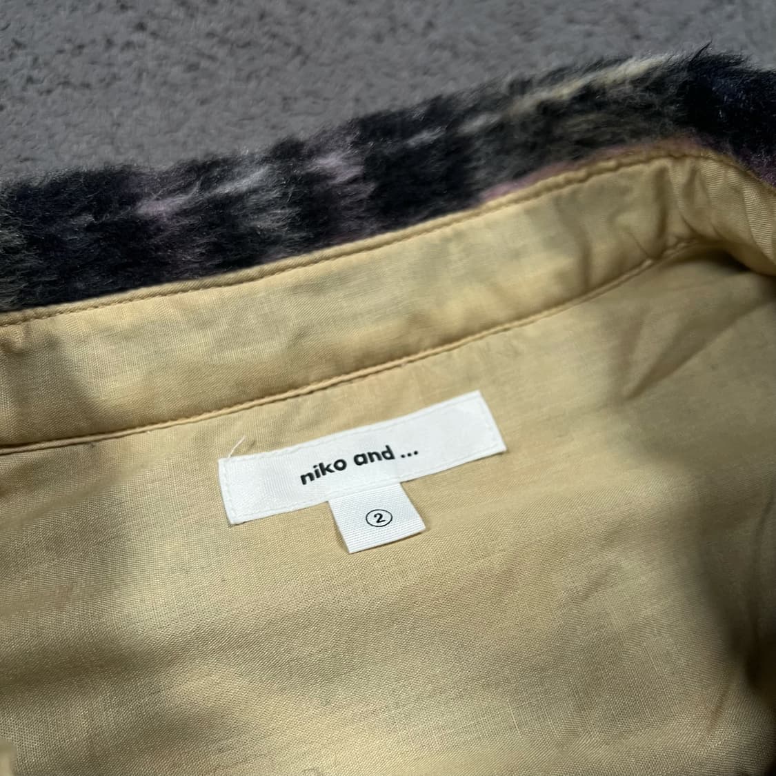 niko and 니코앤드 울 체크 셔츠 자켓 상품이미지5