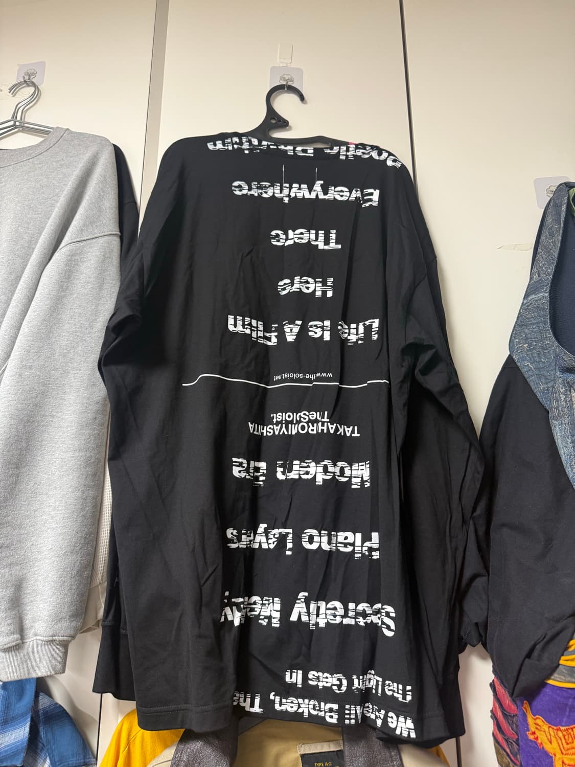 타카히로 미야시타 더 솔로이스트 롱슬리브 긴팔 블랙 상품이미지5