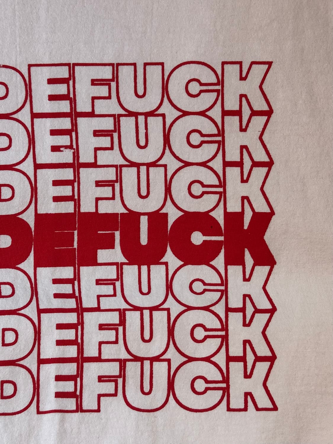 샤카웨어 FUCK 티셔츠  상품이미지4