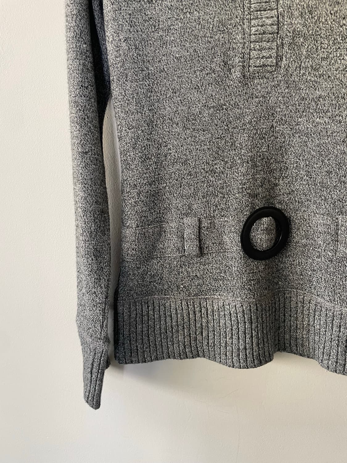 vintage belted slim collar knit 상품이미지4