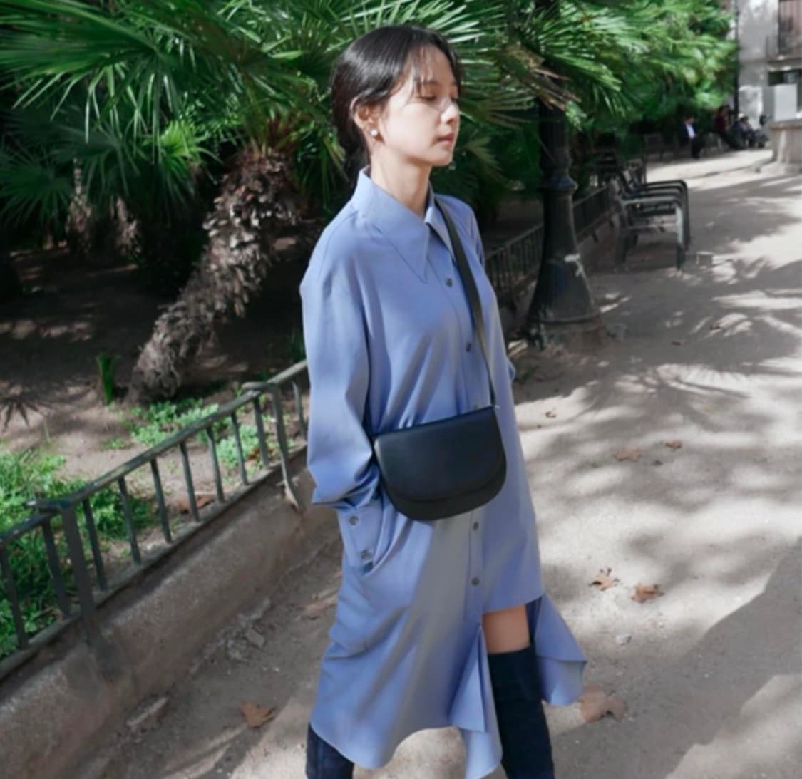 [로우클래식x프론트로우]언발 롱 원피스 상품이미지2