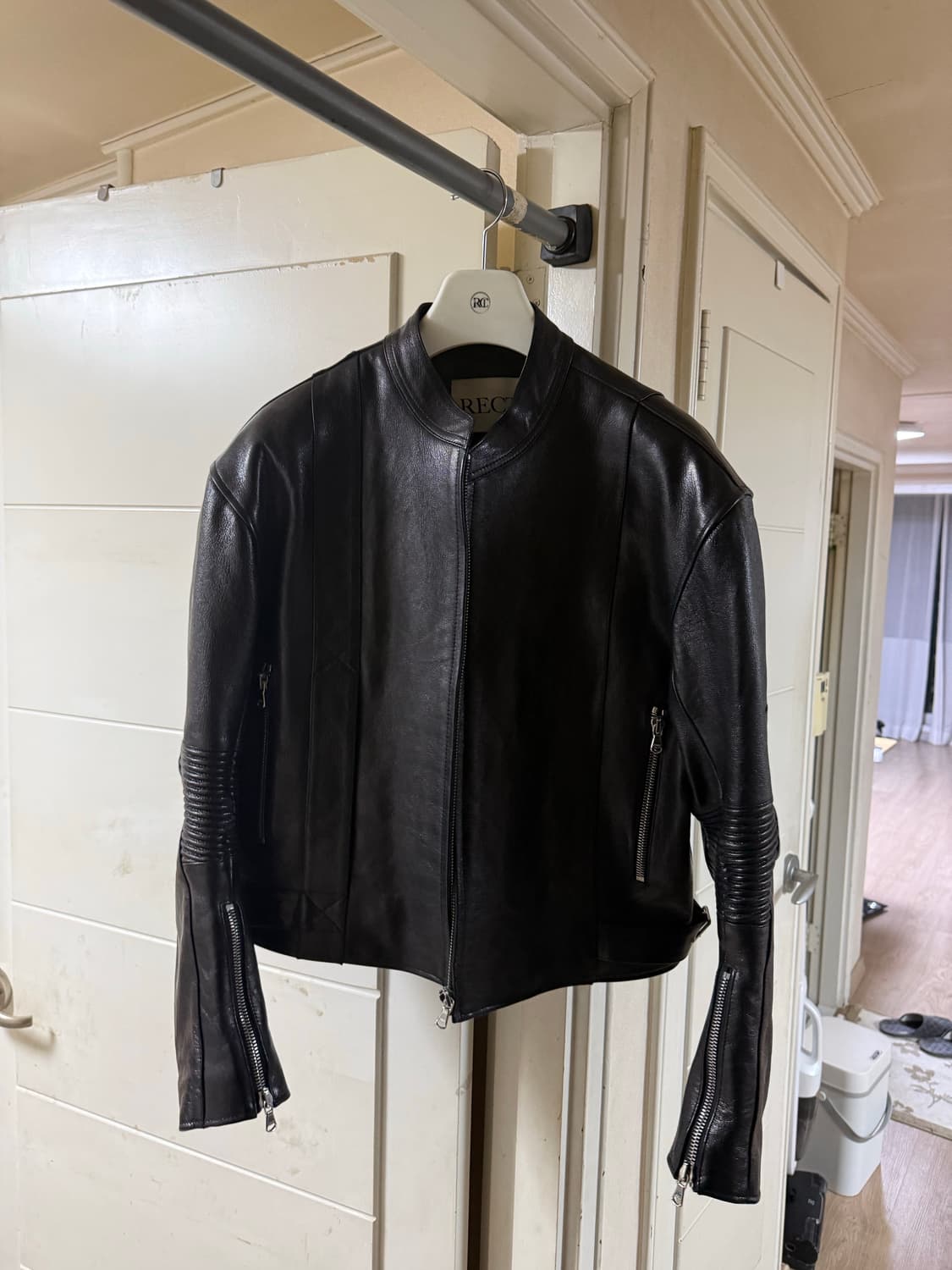 렉토 24ss 고트스킨 모터사이클 자켓 상품이미지1