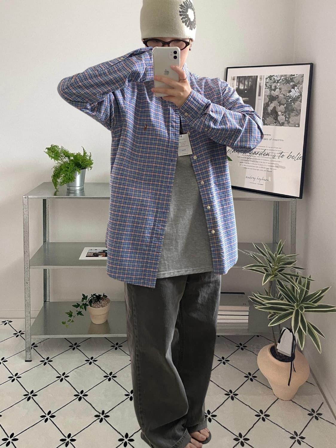 폴로 랄프로렌 체크 셔츠 (Man XL) AB0833 상품이미지1